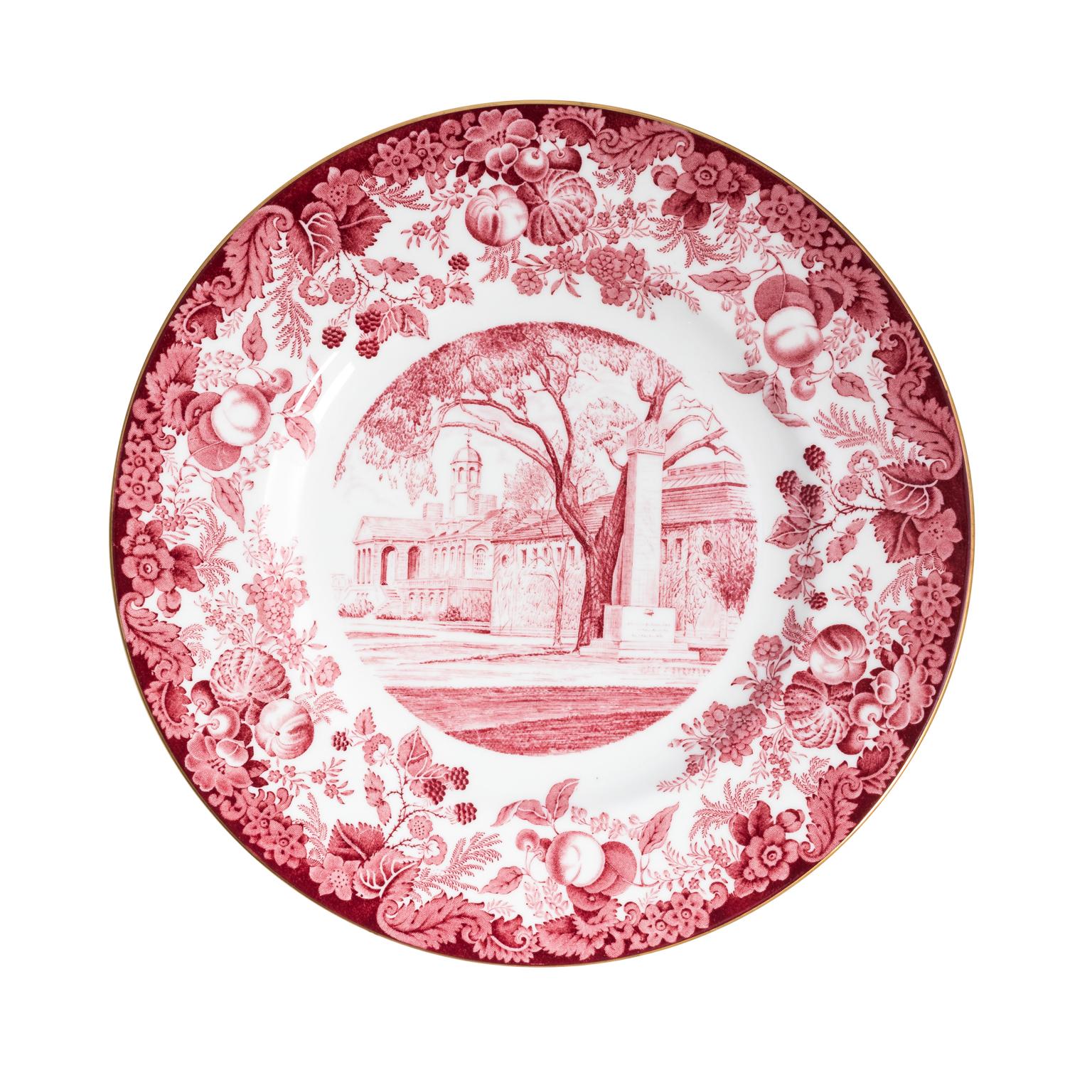Porcelain Set Of 12 Wedgwood Harvard University Plates