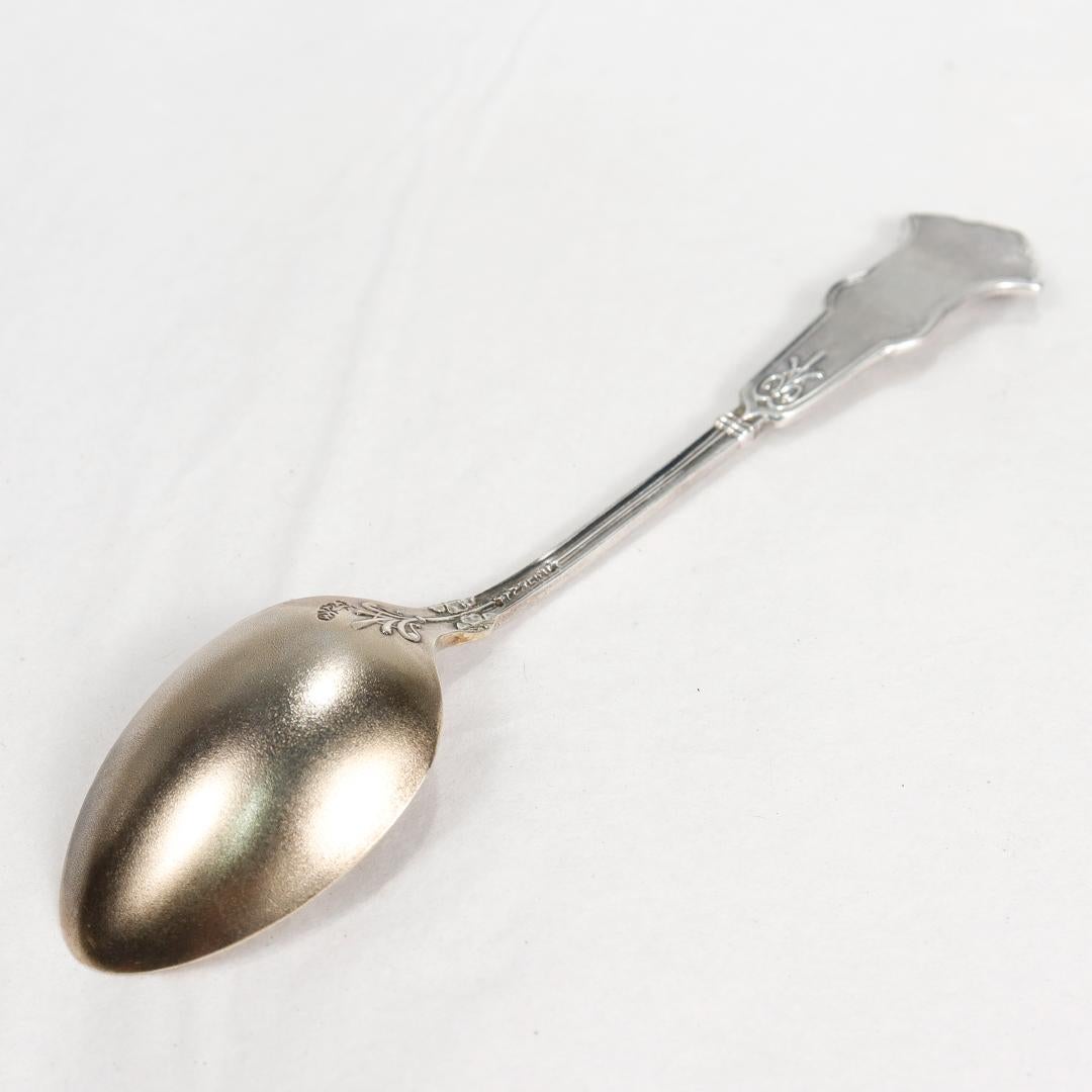 Set of 12 Whiting Alhambra Sterling Silver Aesthetic Movement Demitasse Spoons For Sale 9