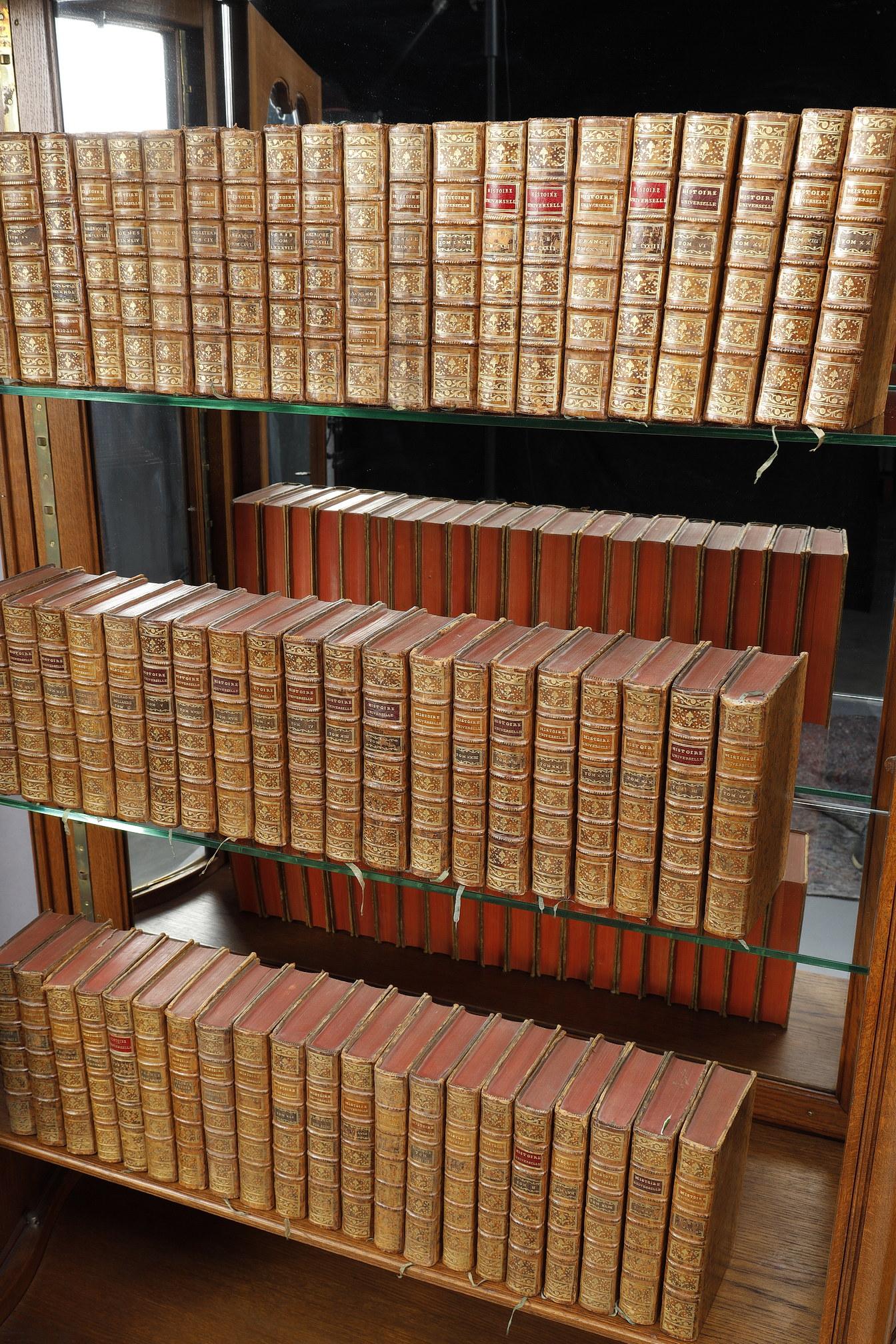 Late 18th Century Set of 125 books from the 18th-century