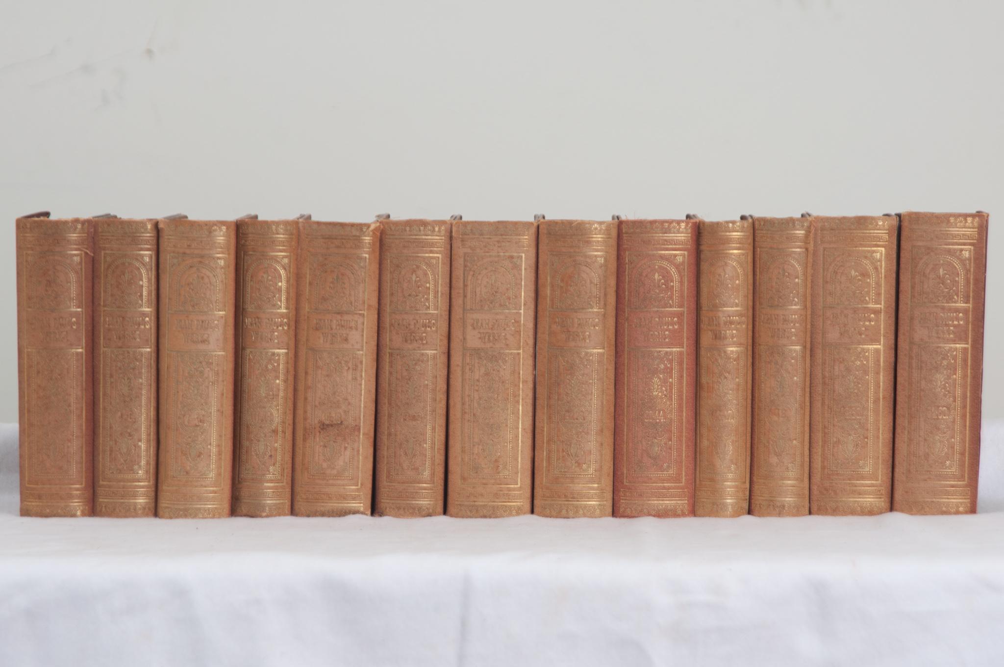 Other Set of 13 Books by German Novelist Jean Paul For Sale