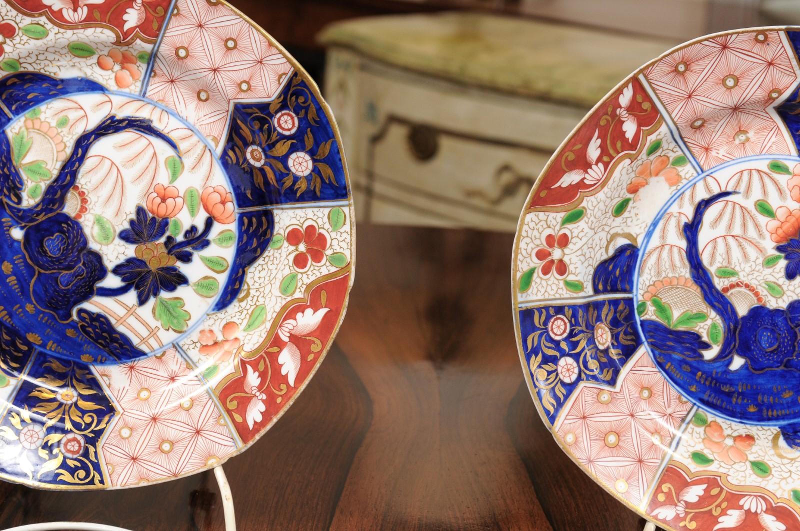 Juego de 13 platos llanos de porcelana Coalport Porcelain 