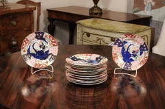 Set of 13 Coalport Porcelain “Money Tree” Dinner Plates, England, circa 1820