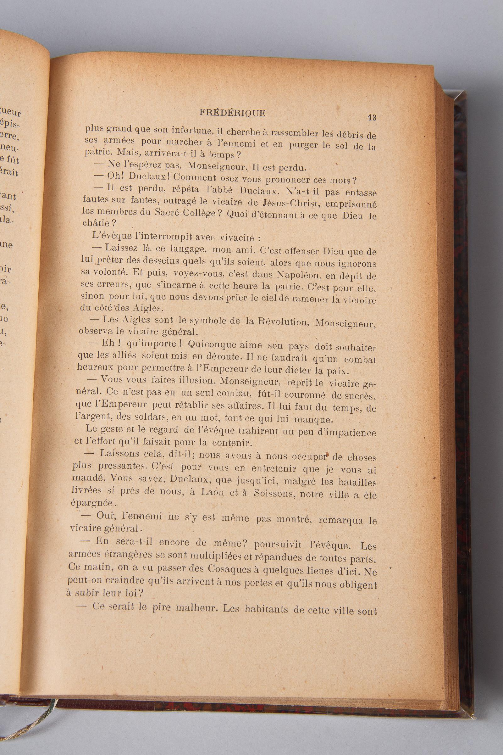 Leather Bound French Books-La Lecture Illustree, Late 1800s 5