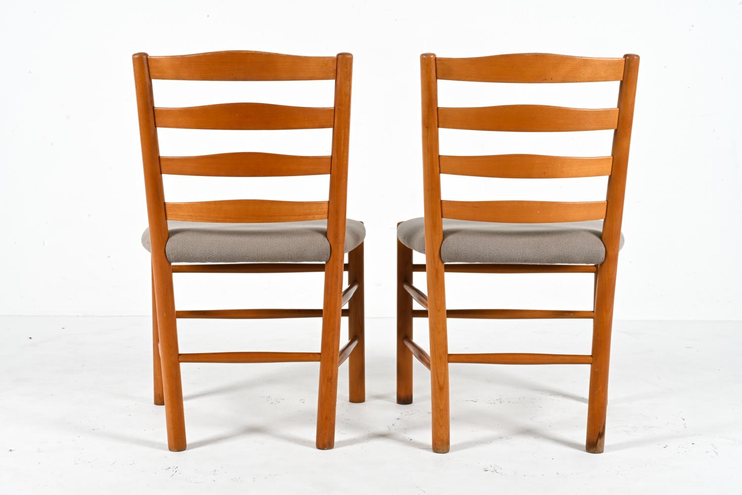 Set of 13 Kaare Klint Church Chairs for Fritz Hansen, Denmark, 1960s For Sale 3