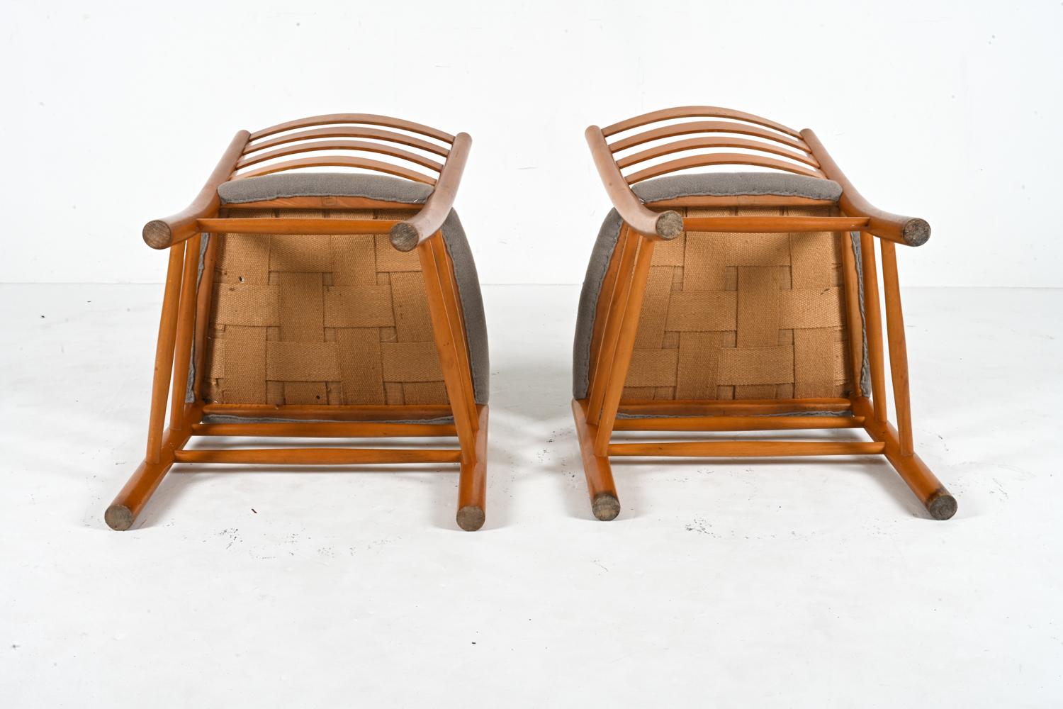 Set of 13 Kaare Klint Church Chairs for Fritz Hansen, Denmark, 1960s For Sale 10
