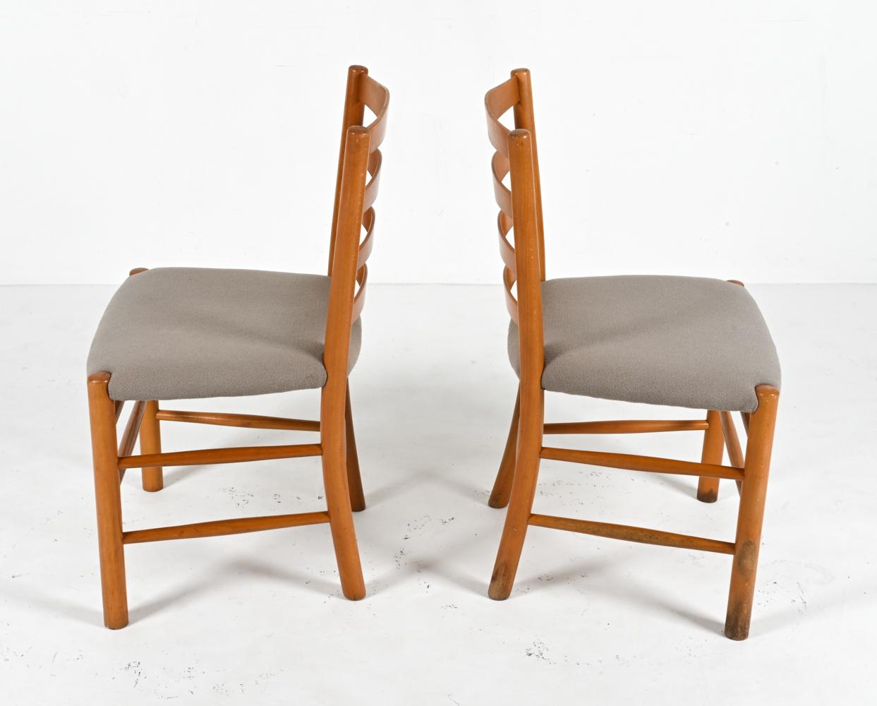 Hêtre Ensemble de 13 chaises Church's de Kaare Klint pour Fritz Hansen, Danemark, années 1960 en vente