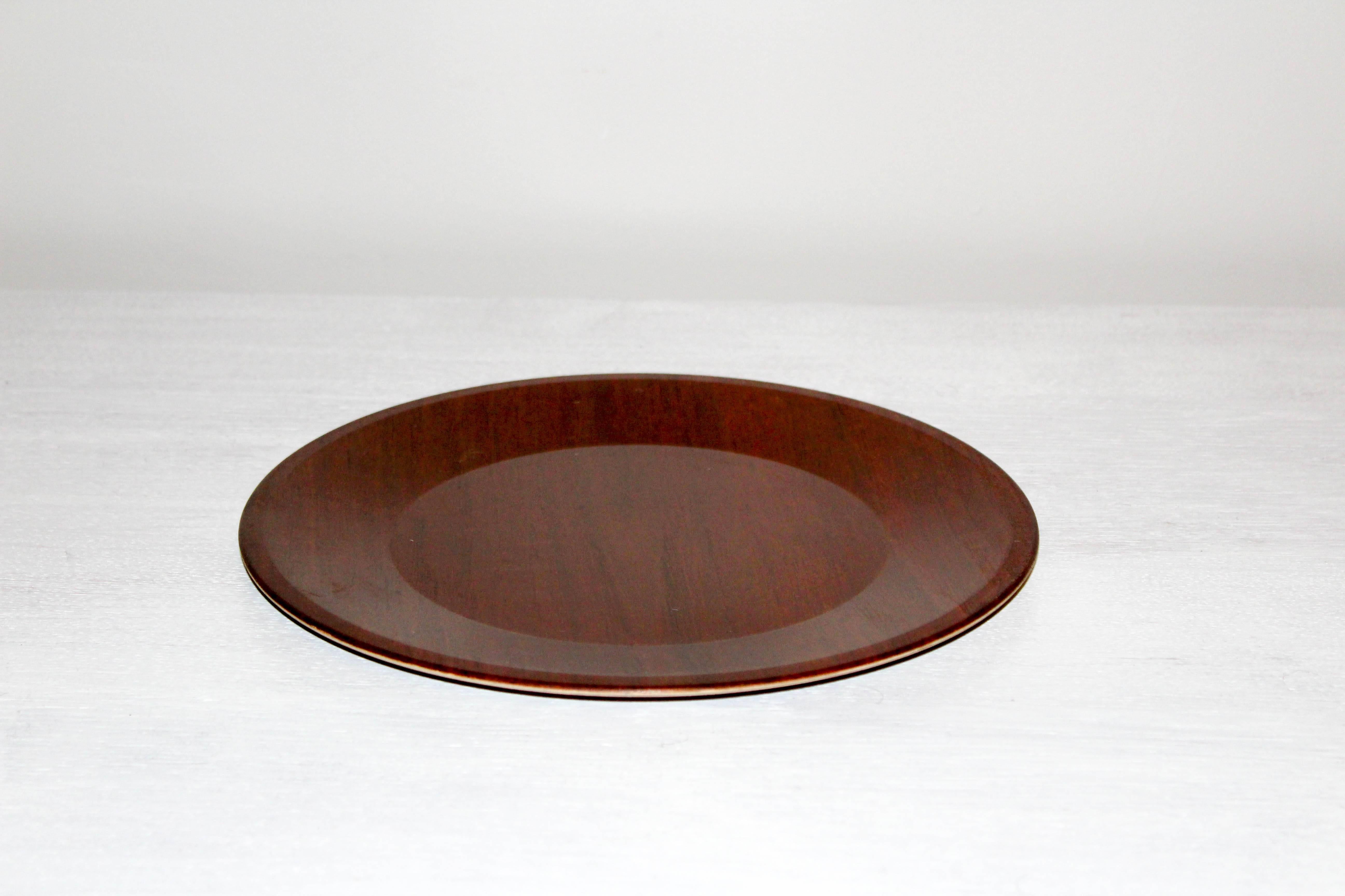 Set of 13 Swedish Teak Dining Plates by Silva from 1976 In Excellent Condition In Malmo, SE