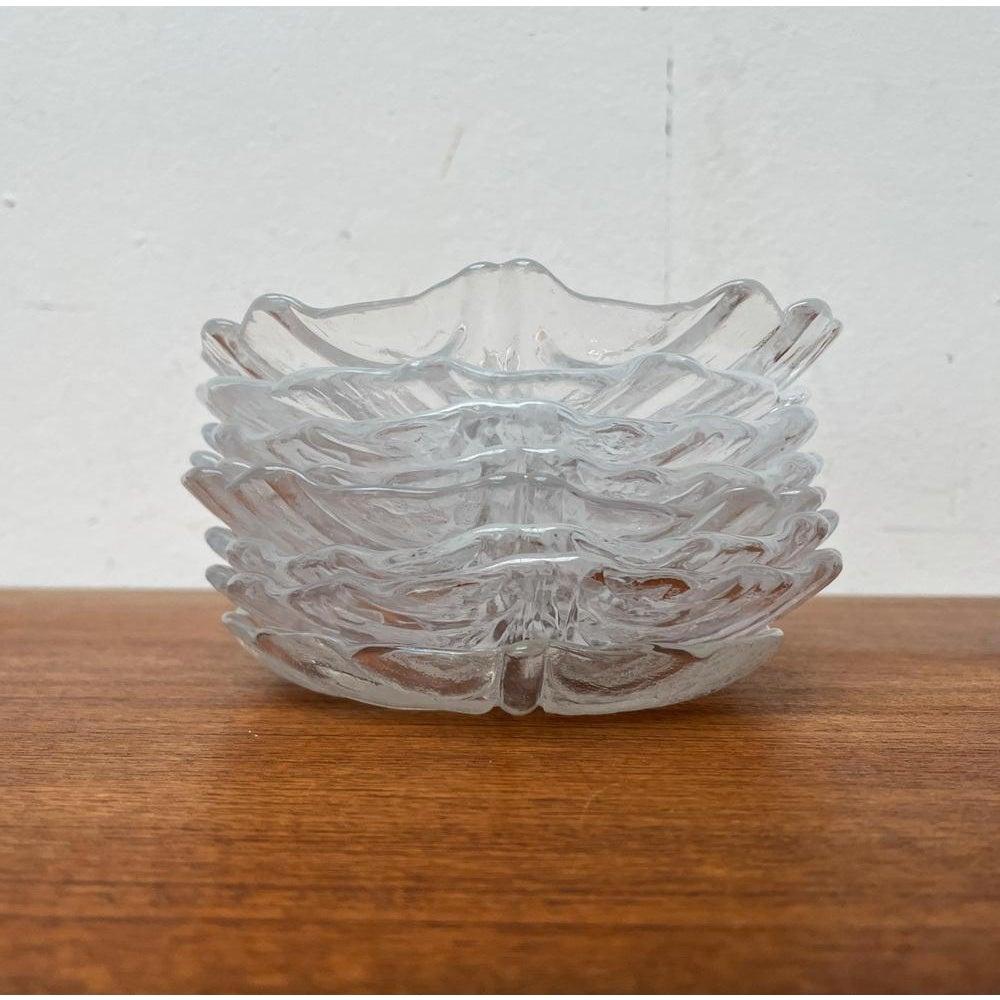 Set of 13 Vintage Swedish Eden Glass Plates by Lars Hellsten for Orrefors, 1970s For Sale 1