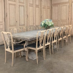 Set of 14 Antique Chippendale Chairs includes 2 Armchairs