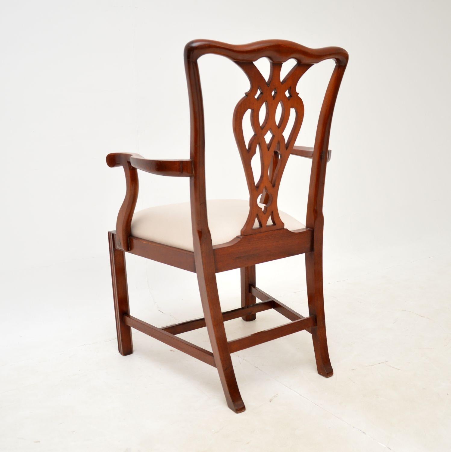 Mid-20th Century Set of 14 Antique Chippendale Style Dining Chairs