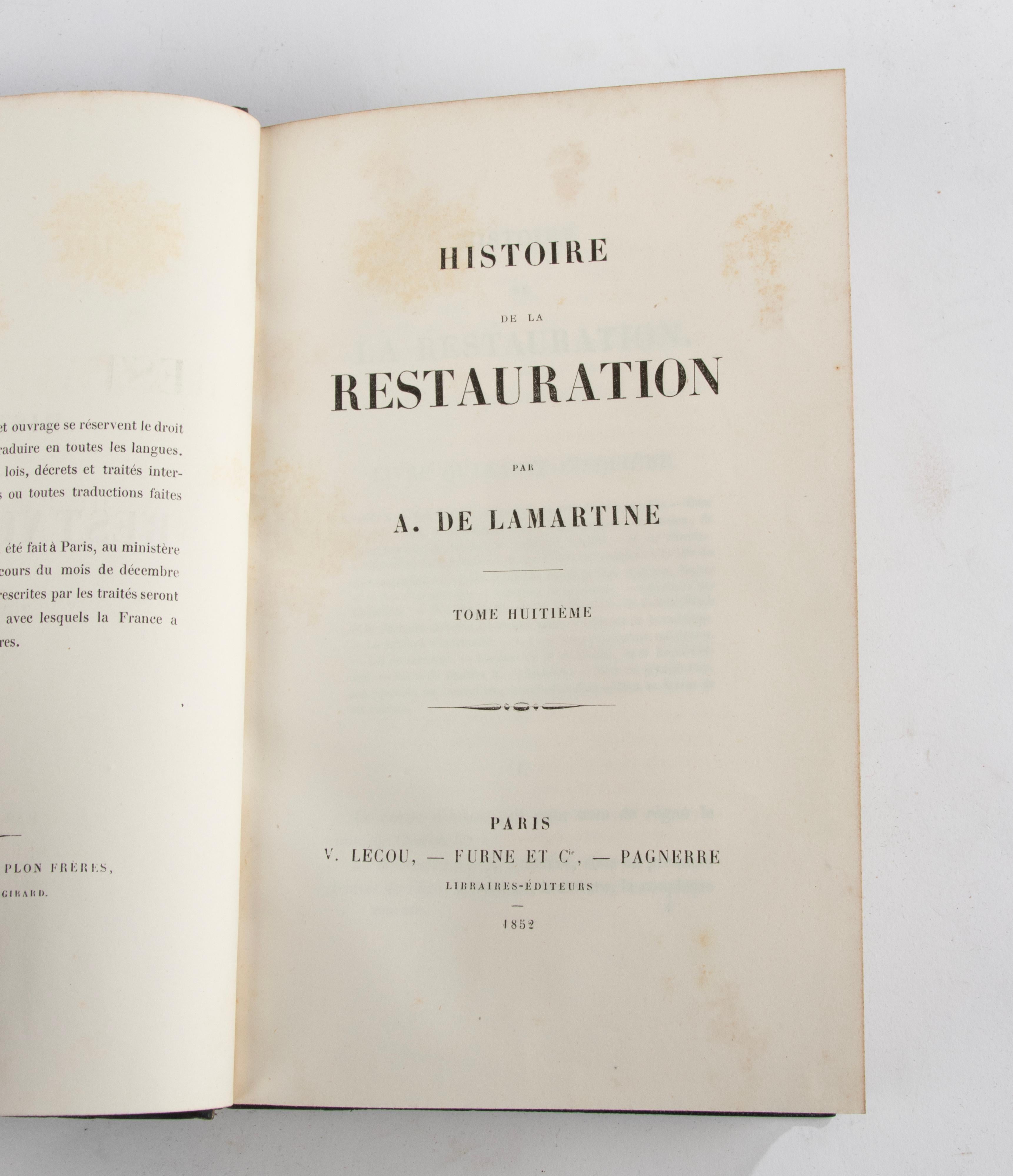 Ensemble de 14 livres de reliure français anciens en cuir pour la décoration 3