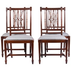 Set of 14 Early 19th Century Style Mahogany Dining Side Chairs