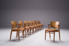 Set of 14 Early 'Domus' Armchairs by Ilmari Tapiovaara for Olga