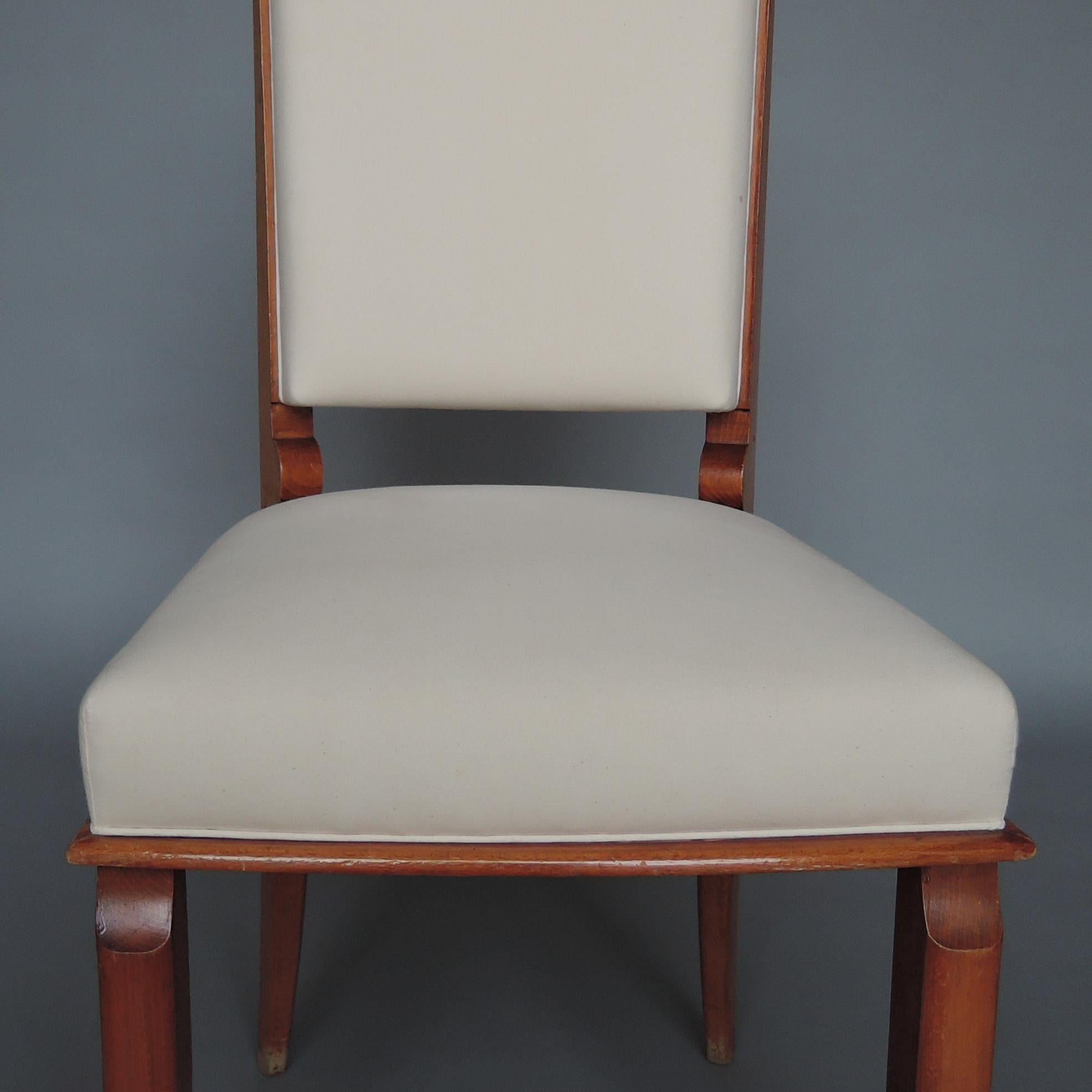 Set of 14 Fine French Art Deco Dining Chairs For Sale 6