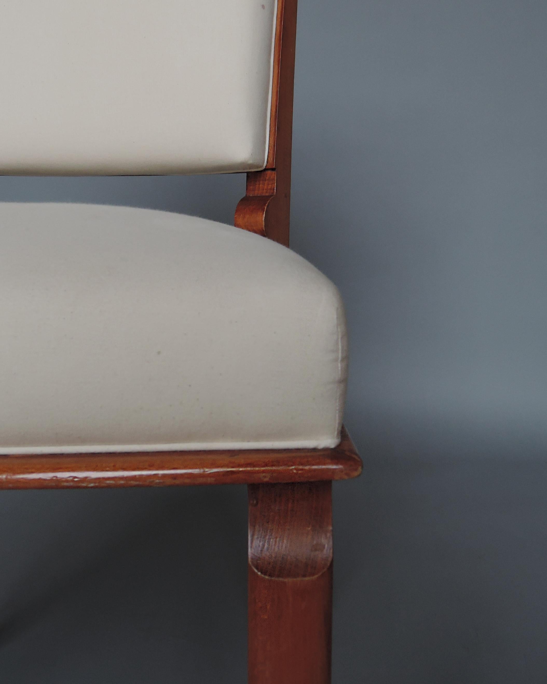 Set of 14 Fine French Art Deco Dining Chairs For Sale 7