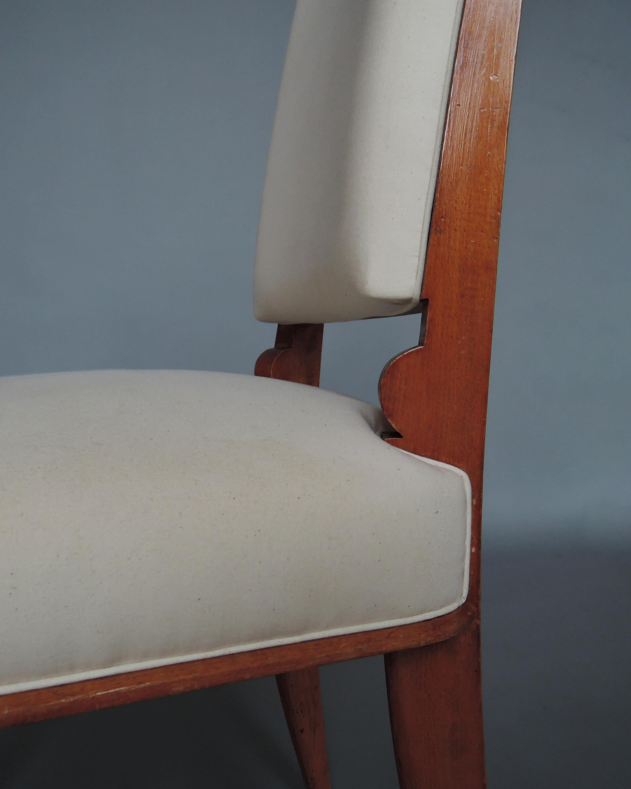 Set of 14 Fine French Art Deco Dining Chairs For Sale 8