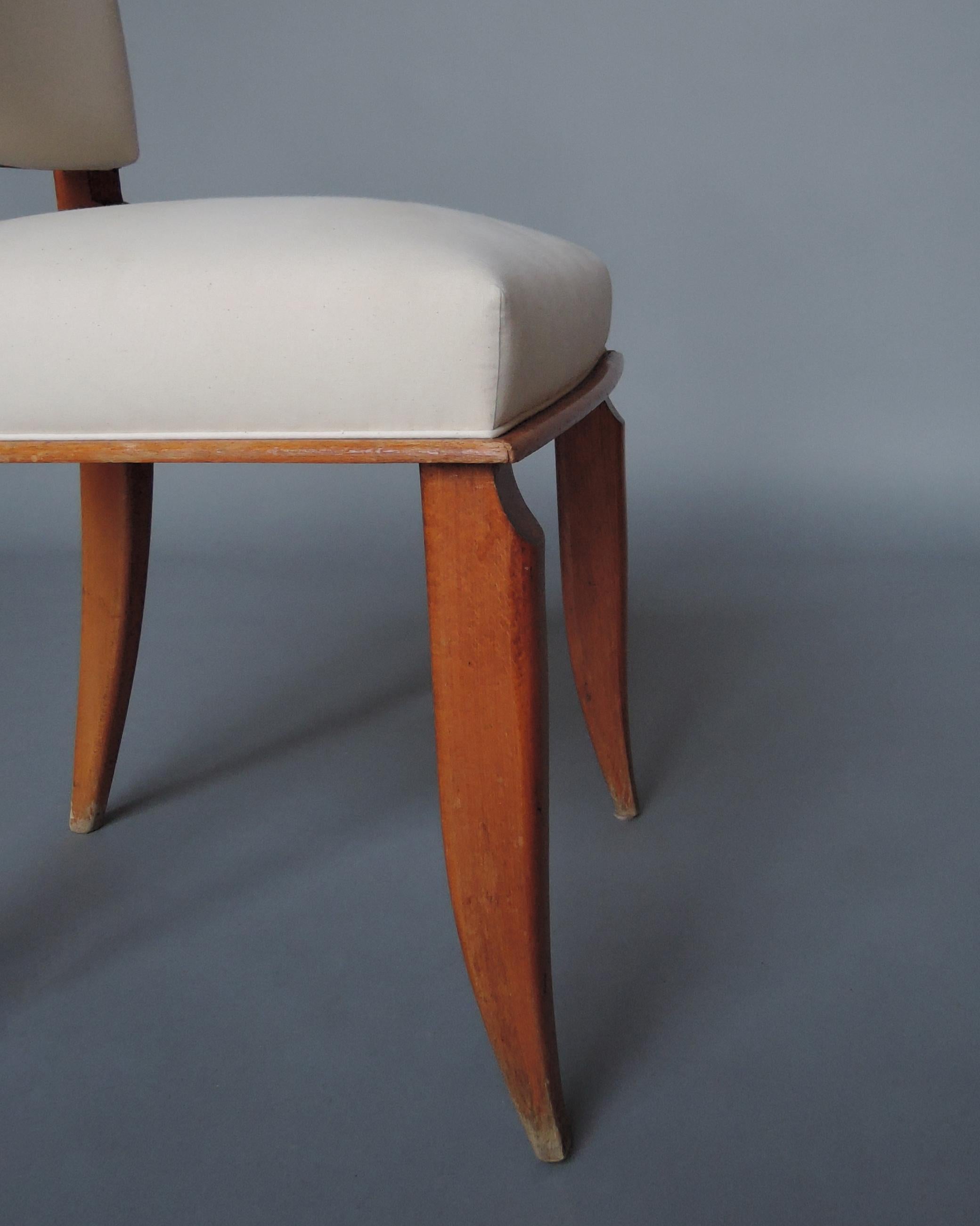 Set of 14 Fine French Art Deco Dining Chairs For Sale 11