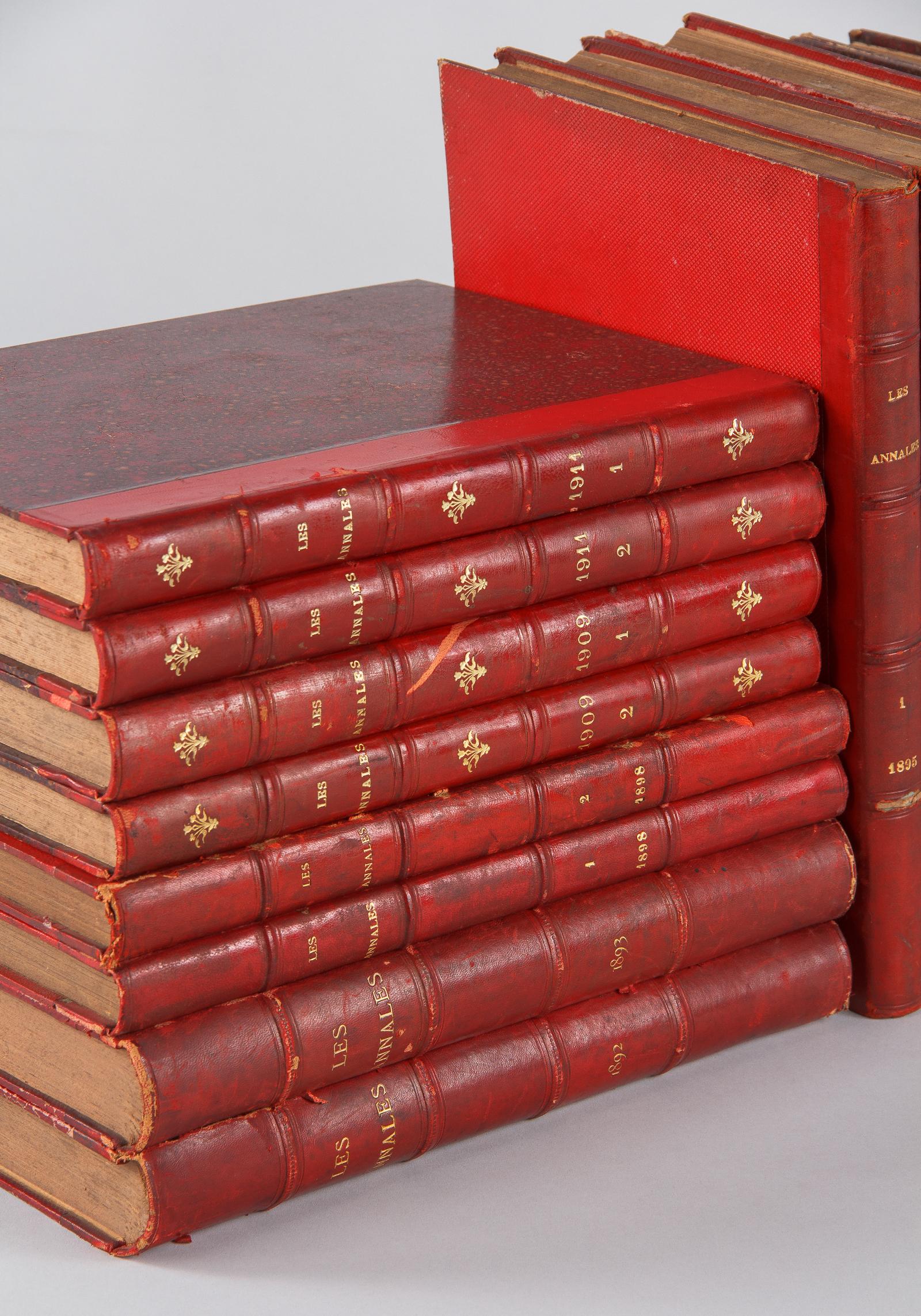 Set of 14 French Books-Les Annales, 1892-1912 11