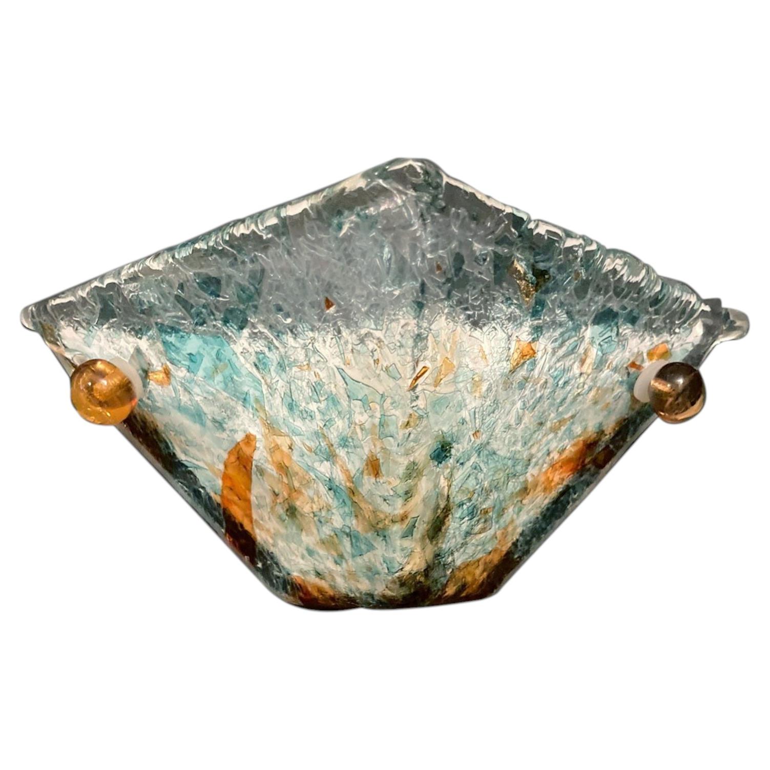 Ensemble de 14 appliques géométriques de Murano en vente
