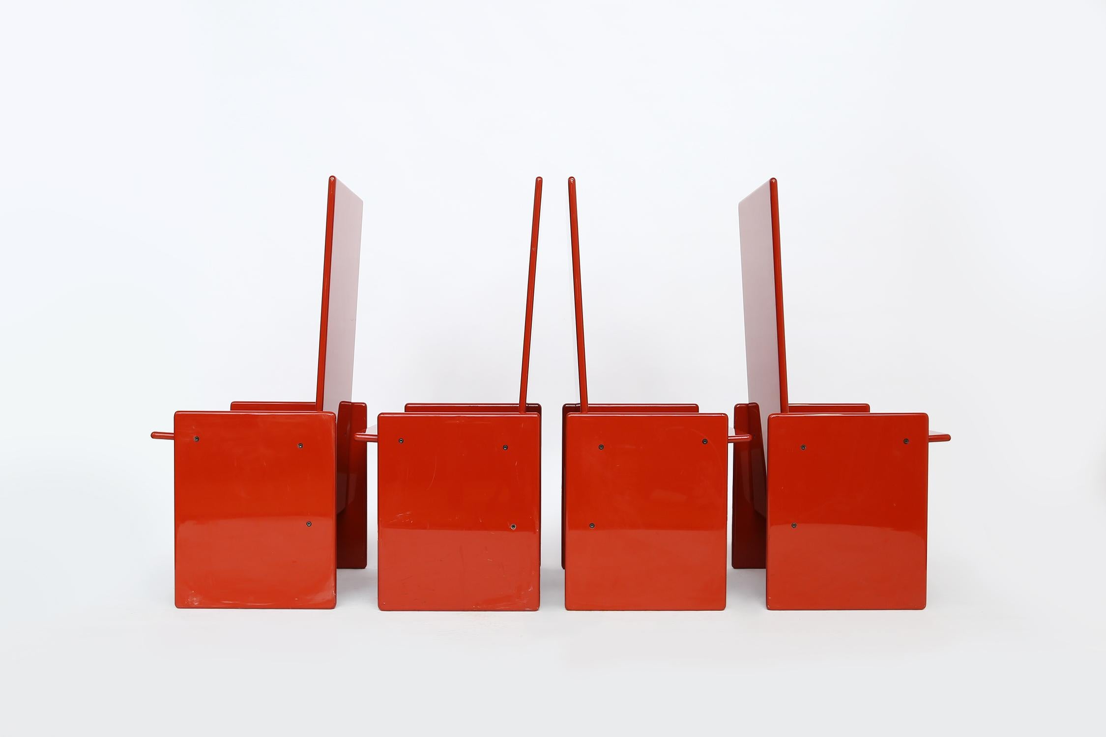 Mid-Century Modern Set of 14 Kazuki Chairs by Kazuhide Takahama for Simon, Italy, 1970 For Sale