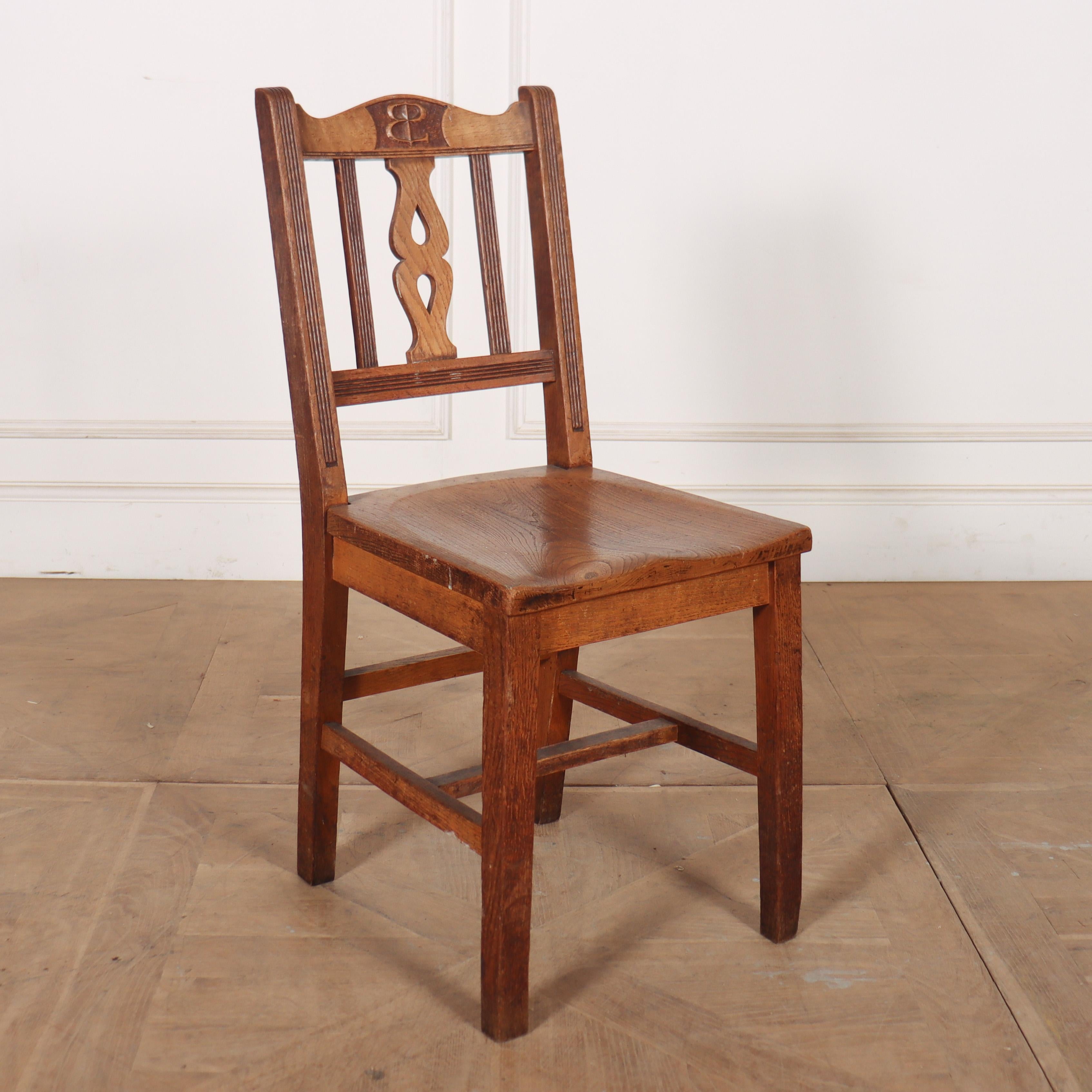 Set of 14 Scottish Chapel Chairs In Good Condition For Sale In Leamington Spa, Warwickshire