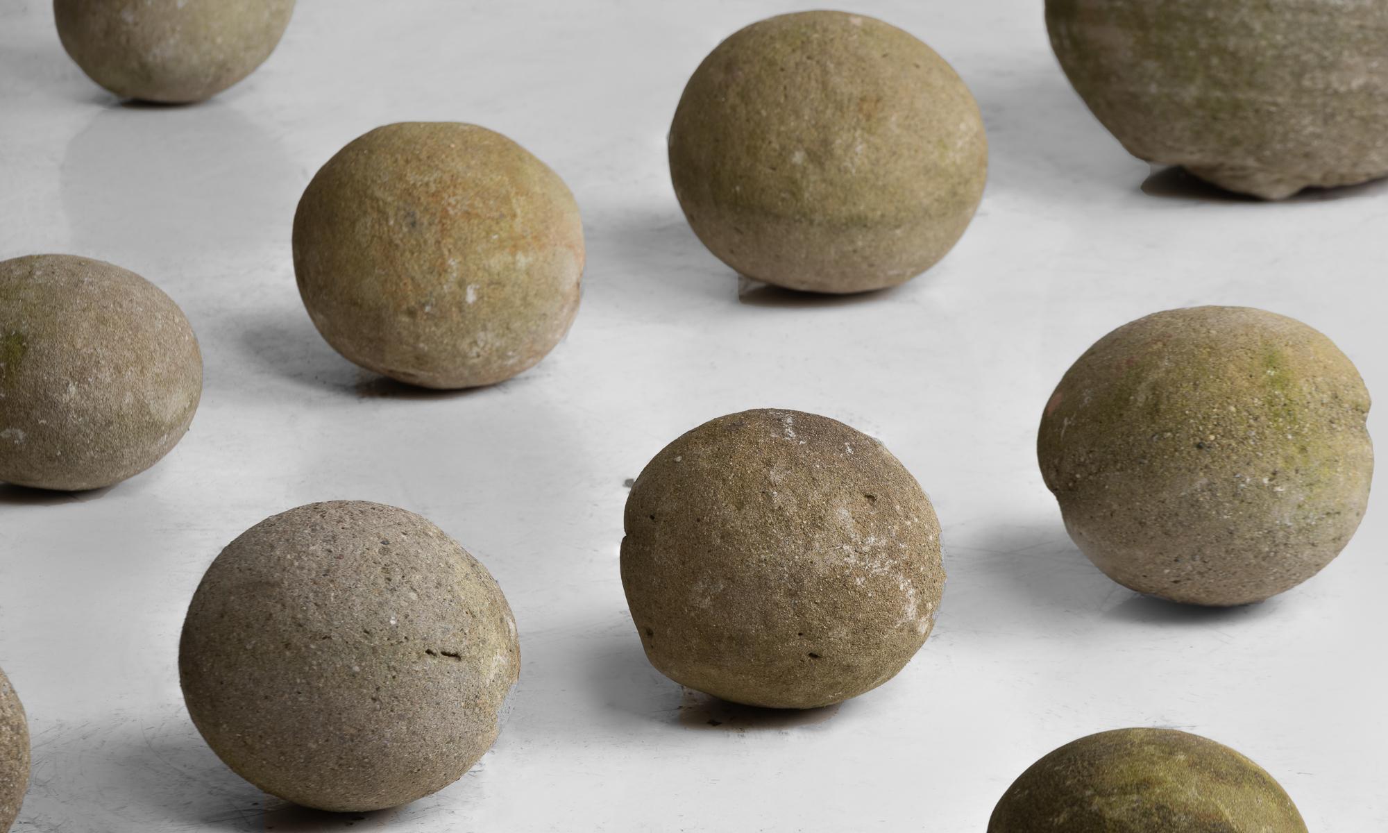 cast stone balls