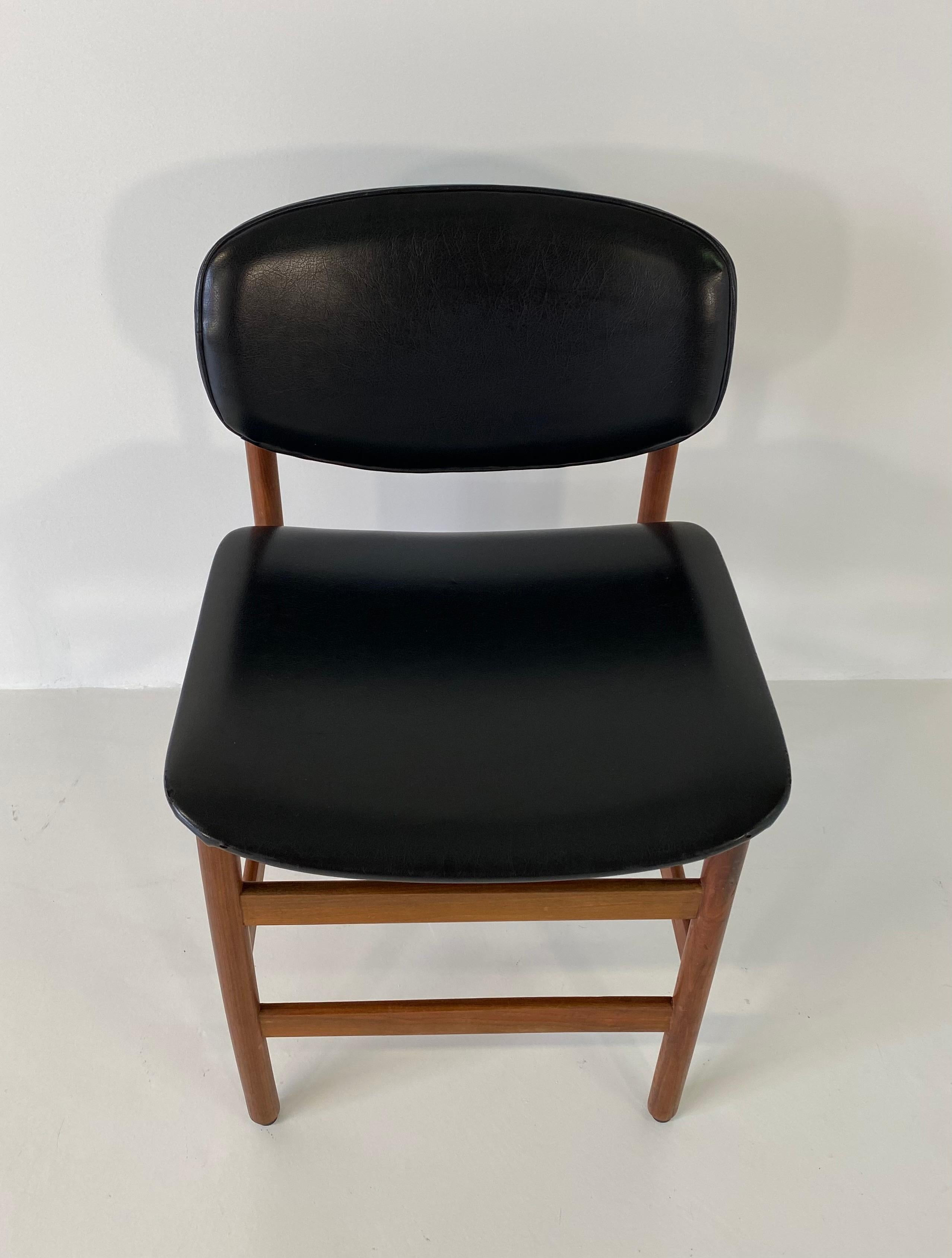 Set of 14 Teak Danish Dining Chairs, 1960s 1