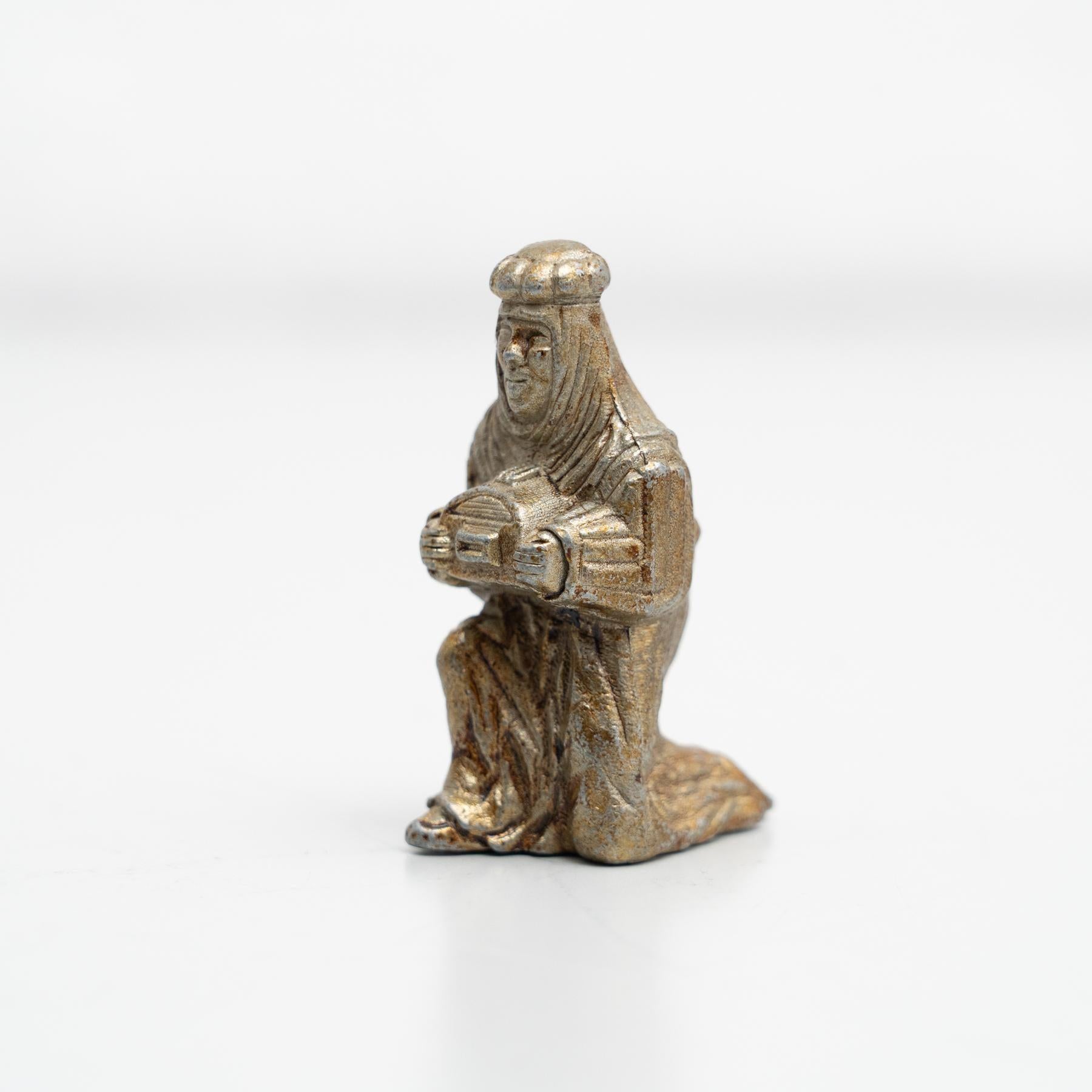 Ensemble de 14 figurines de Noël traditionnelles espagnoles, vers 1950 en vente 5