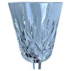 Set of 14 Vintage Lismore Waterford Crystal Goblet Water Wine Glasses, 1990s