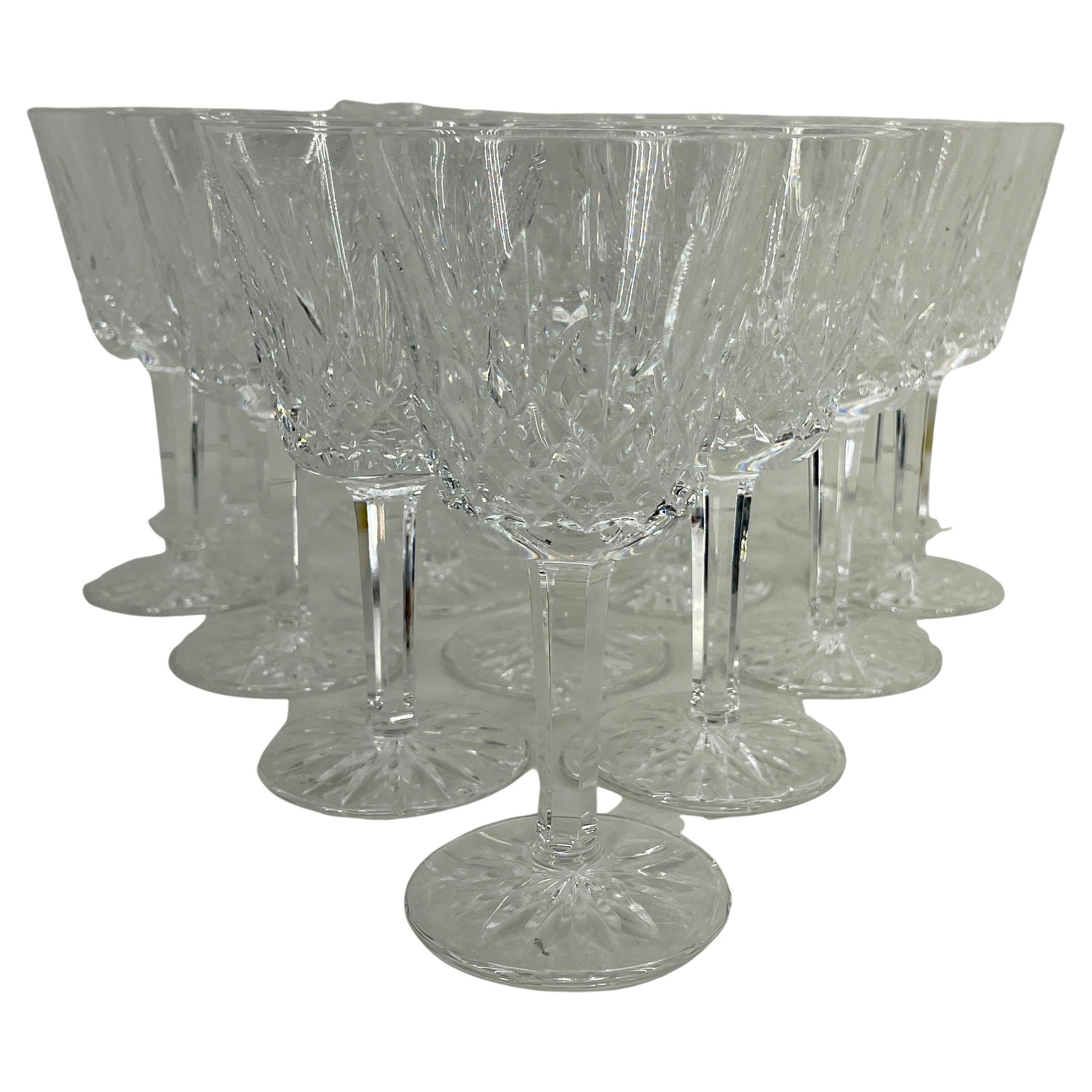 Vintage Lismore Waterford Crystal Wine Glasses, set of 14

The famous Lismore pattern was created in 1952 by Miroslav Havel, Waterford’s Chief of Design who drew inspiration for the pattern’s signature diamond and wedge cuts from the rugged charm
