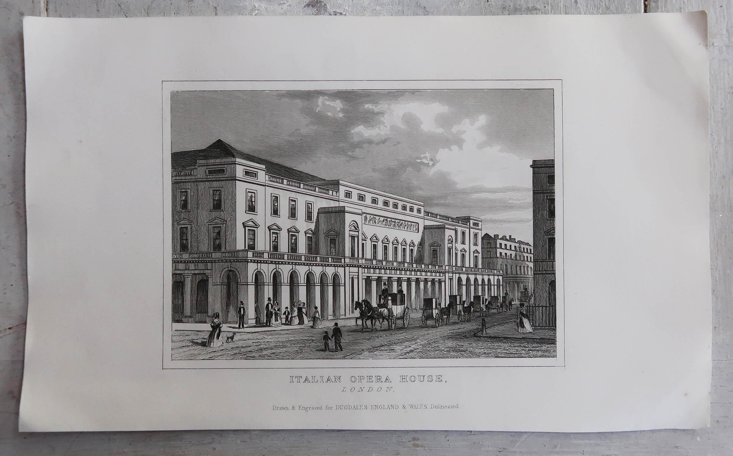Satz von 15 antiken Architekturdrucken, Londoner Gebäude, um 1840 im Angebot 5