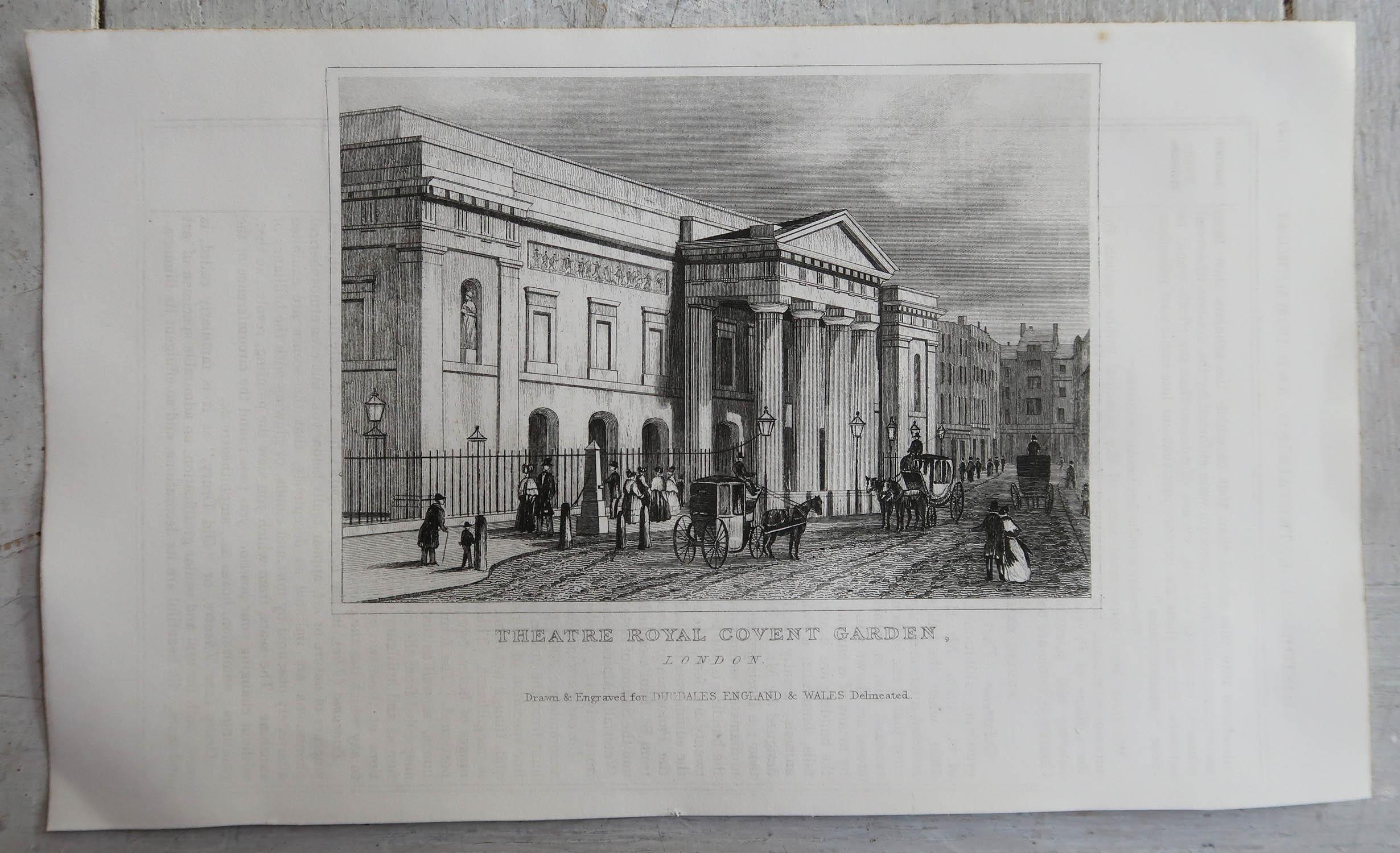 Satz von 15 antiken Architekturdrucken, Londoner Gebäude, um 1840 im Angebot 8