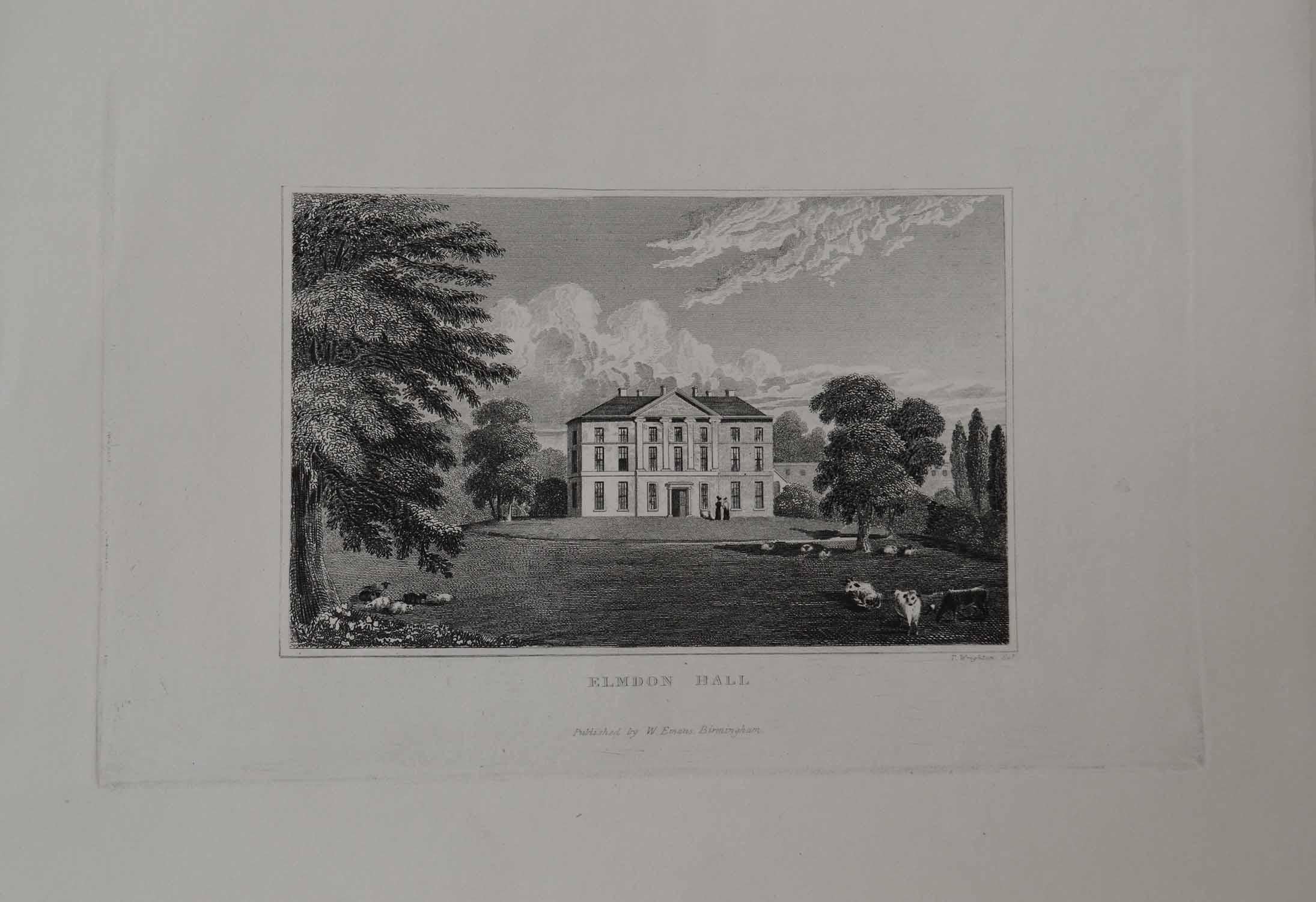 Glorious set of 15 architectural prints of English country houses or stalely homes.

Steel engravings after drawings mainly by P.Cormouls.

Published by Emans, 1829

Unframed.





 
