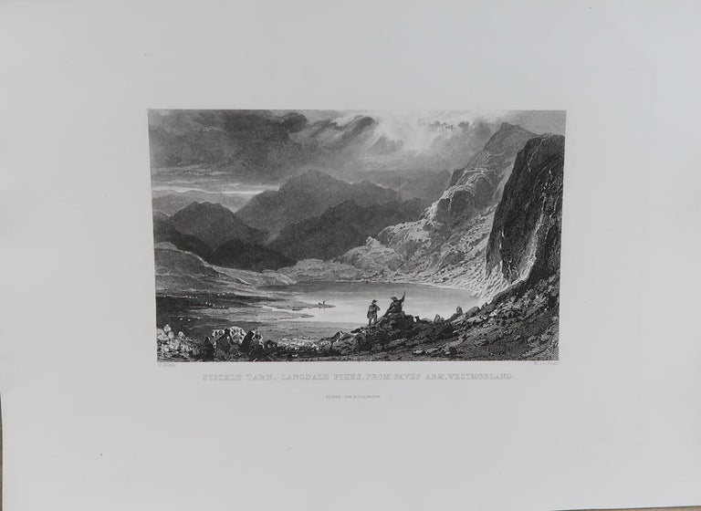 Set of 15 Antique Prints of the English Lake District, circa 1830 For Sale 4