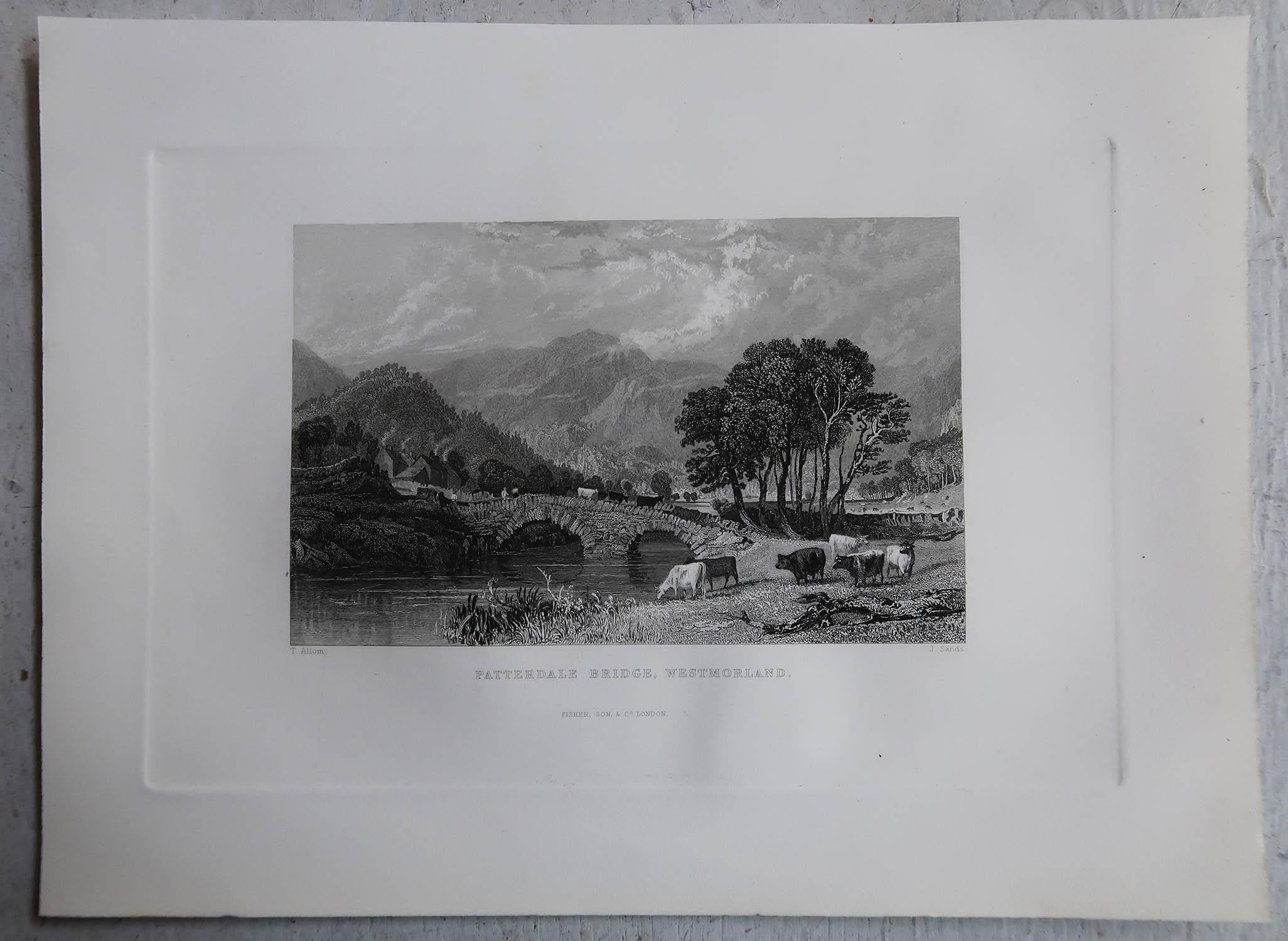 Set of 15 Antique Prints of the English Lake District, circa 1830 4