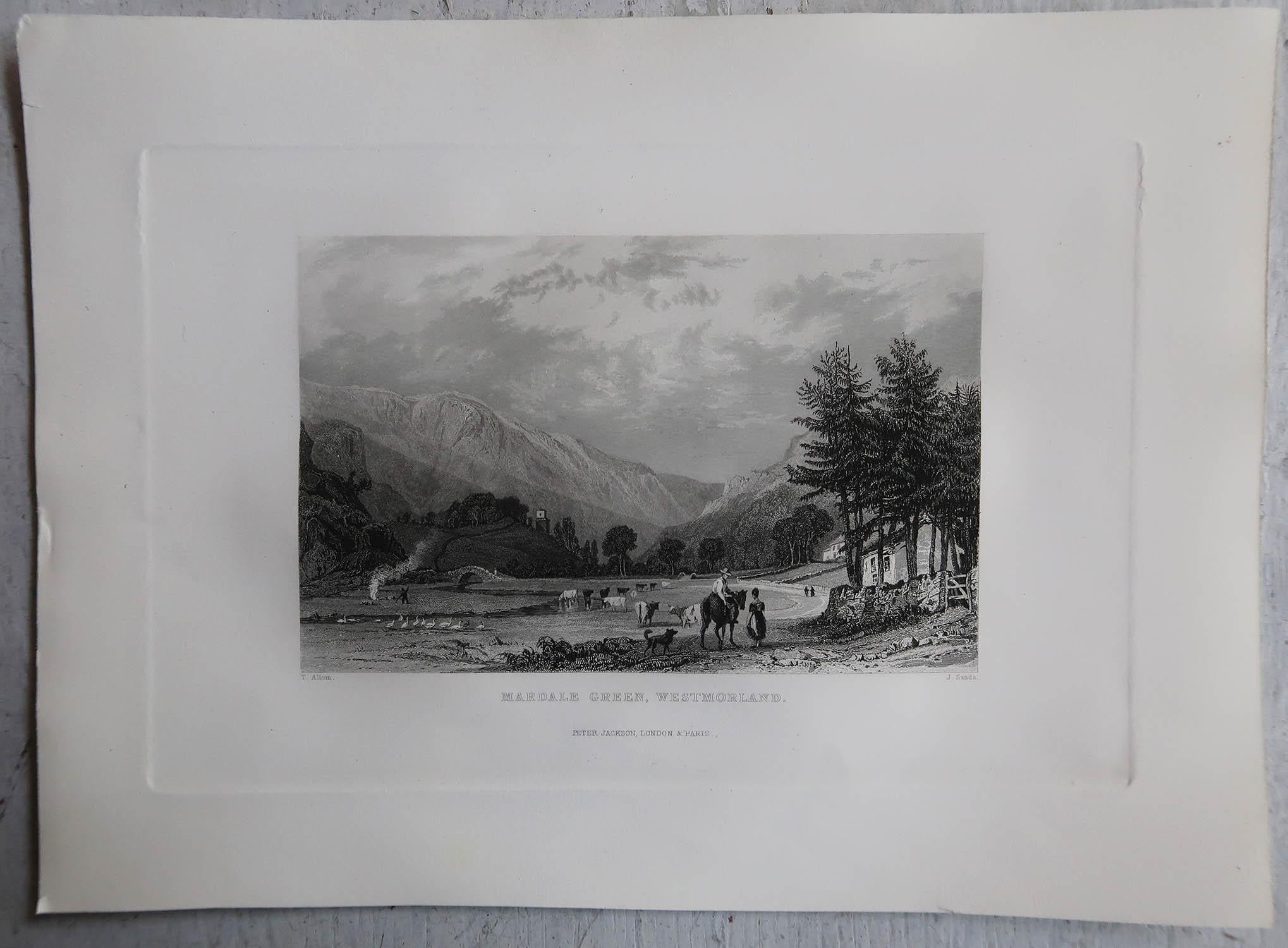 Set of 15 Antique Prints of the English Lake District, circa 1830 7