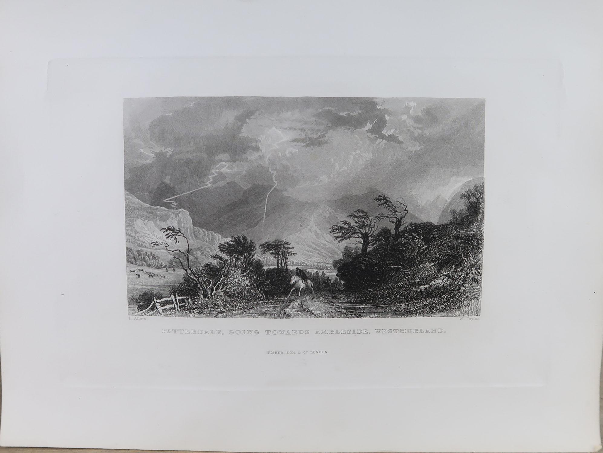 Set of 15 Antique Prints of The English Lake District, circa 1830 10