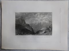 Set of 15 Antique Prints of the English Lake District, circa 1830