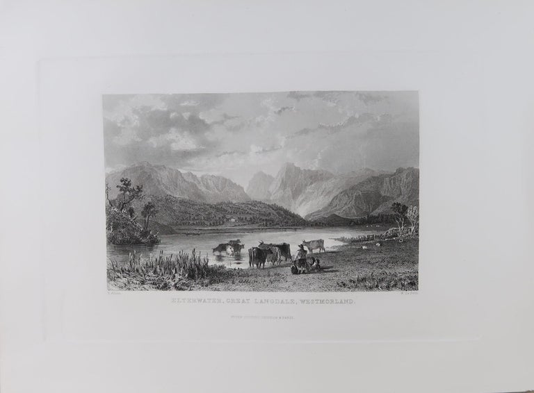 Set of 15 Antique Prints of the English Lake District, circa 1830 In Good Condition For Sale In St Annes, Lancashire