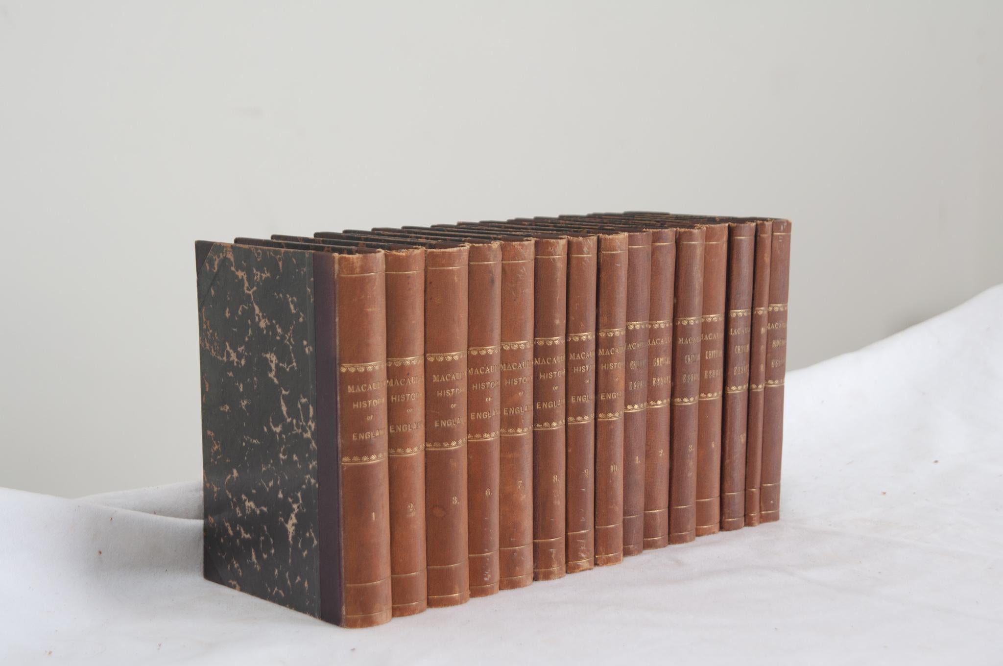 French Set of 15 Books on the History of England