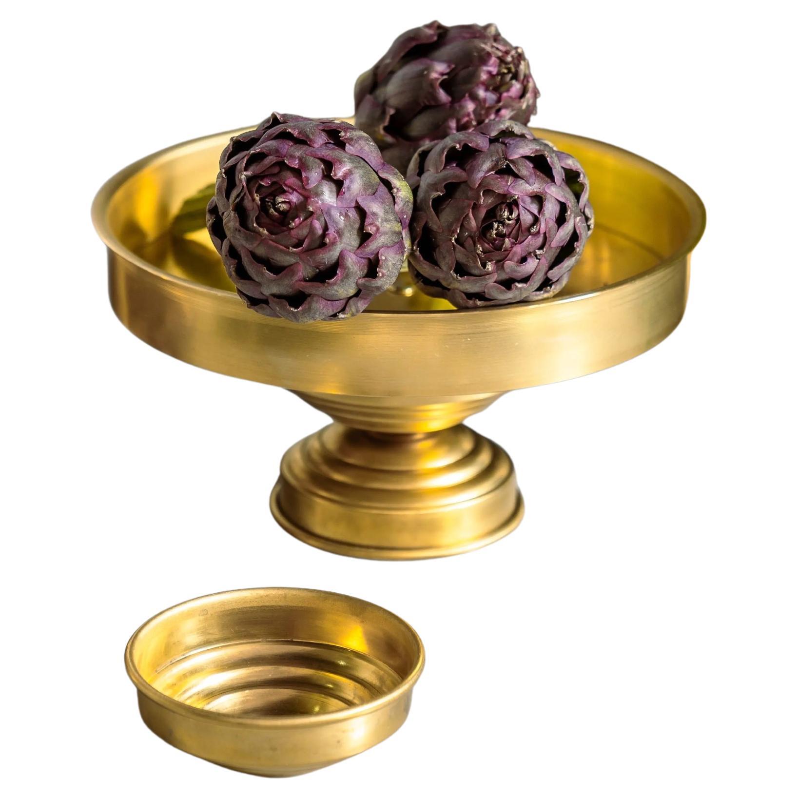 15er Set Tafelaufsatz aus Messing, skulpturales architektonisches italienisches Collectional-Design