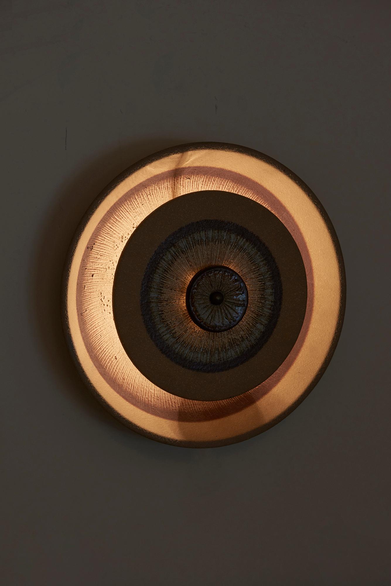Mid-20th Century Set of 15 Ceramic Wall Lights by Noomi Backhausen & Poul Brandborg for Søholm