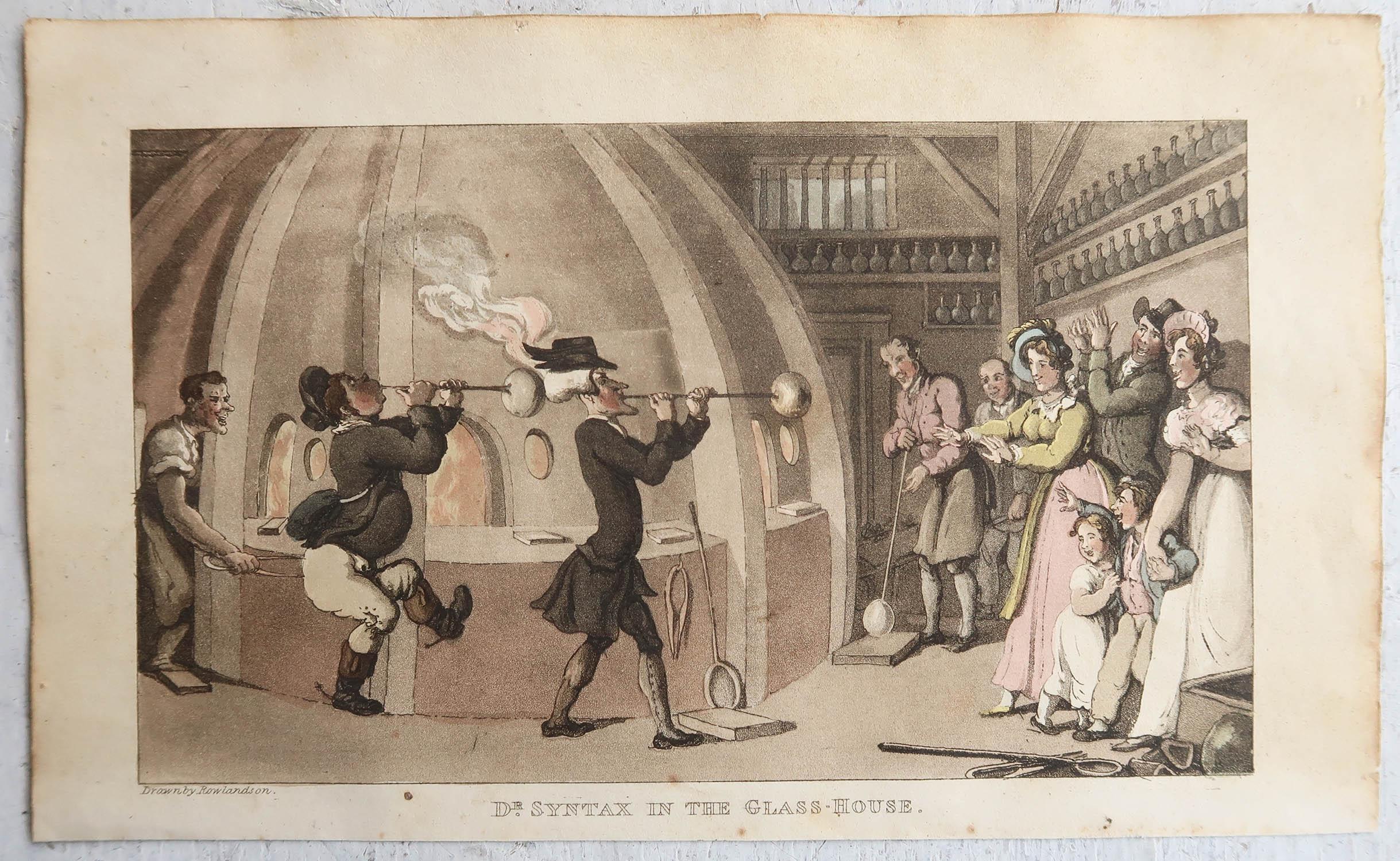 Set of 15 Original Antique Prints After Thomas Rowlandson. Dated 1819 In Good Condition For Sale In St Annes, Lancashire