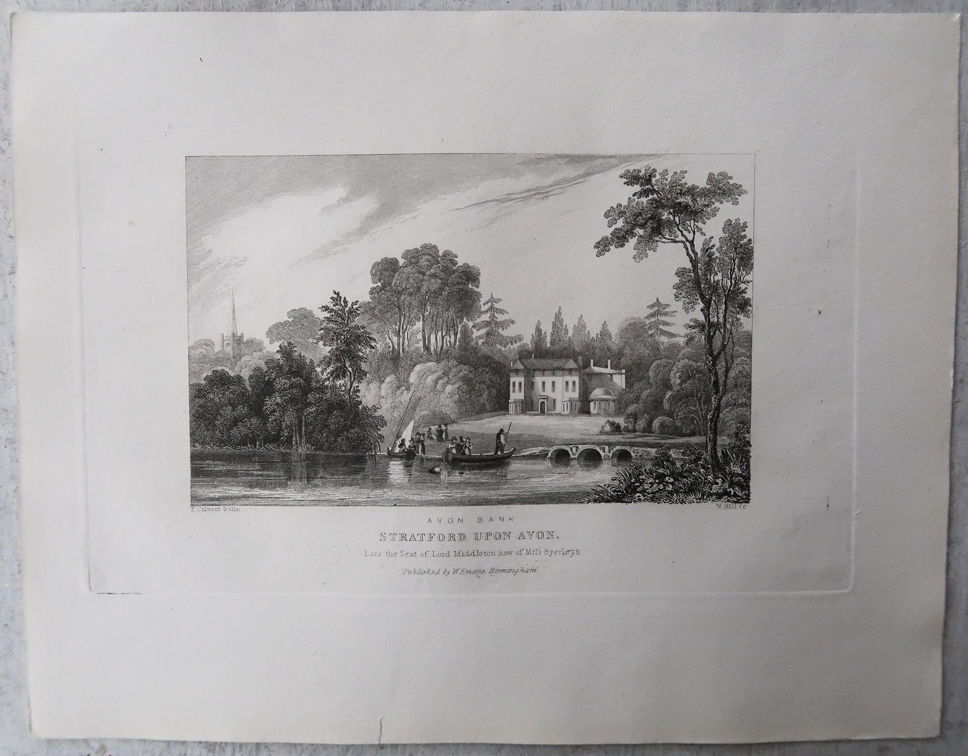 Glorious set of 15 prints of English country houses or stalely homes.

Fine steel engravings 

Published by W.Emans, 1829

Unframed.

One of the prints is creased

The measurement given is the paper size of one print.





 