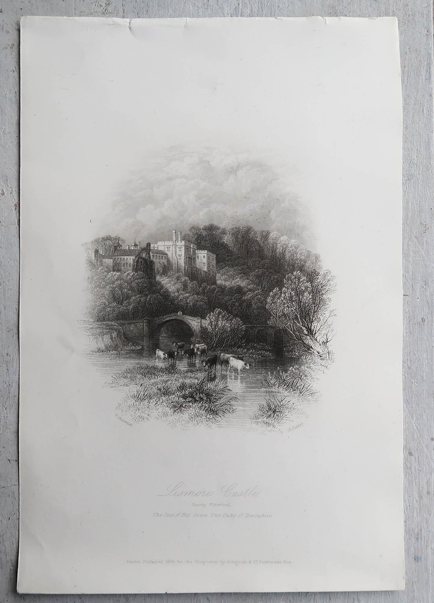 Other Set of 15 Original Antique Prints of Ireland, C.1840 For Sale
