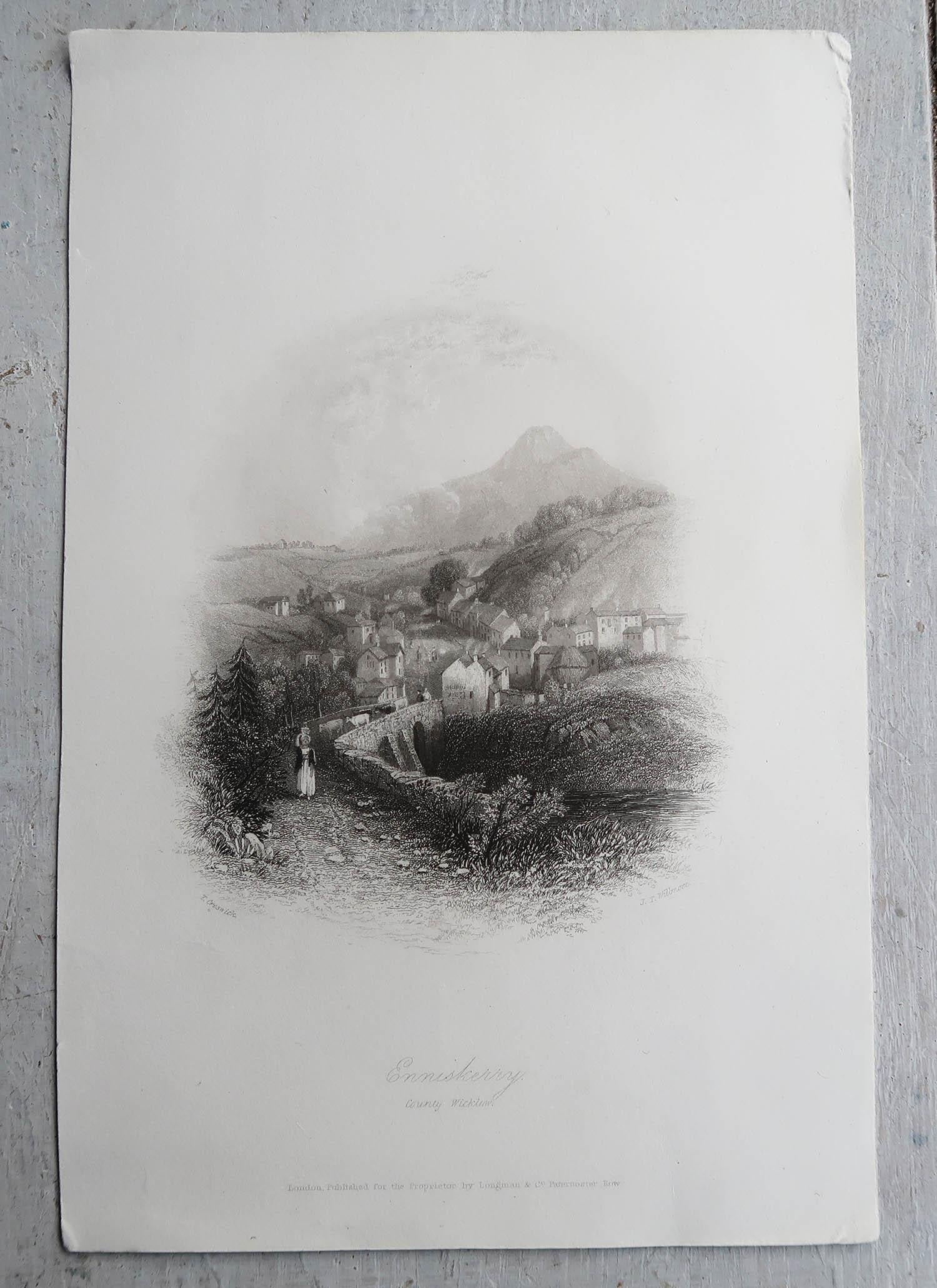 Set of 15 Original Antique Prints of Ireland, C.1840 In Good Condition For Sale In St Annes, Lancashire