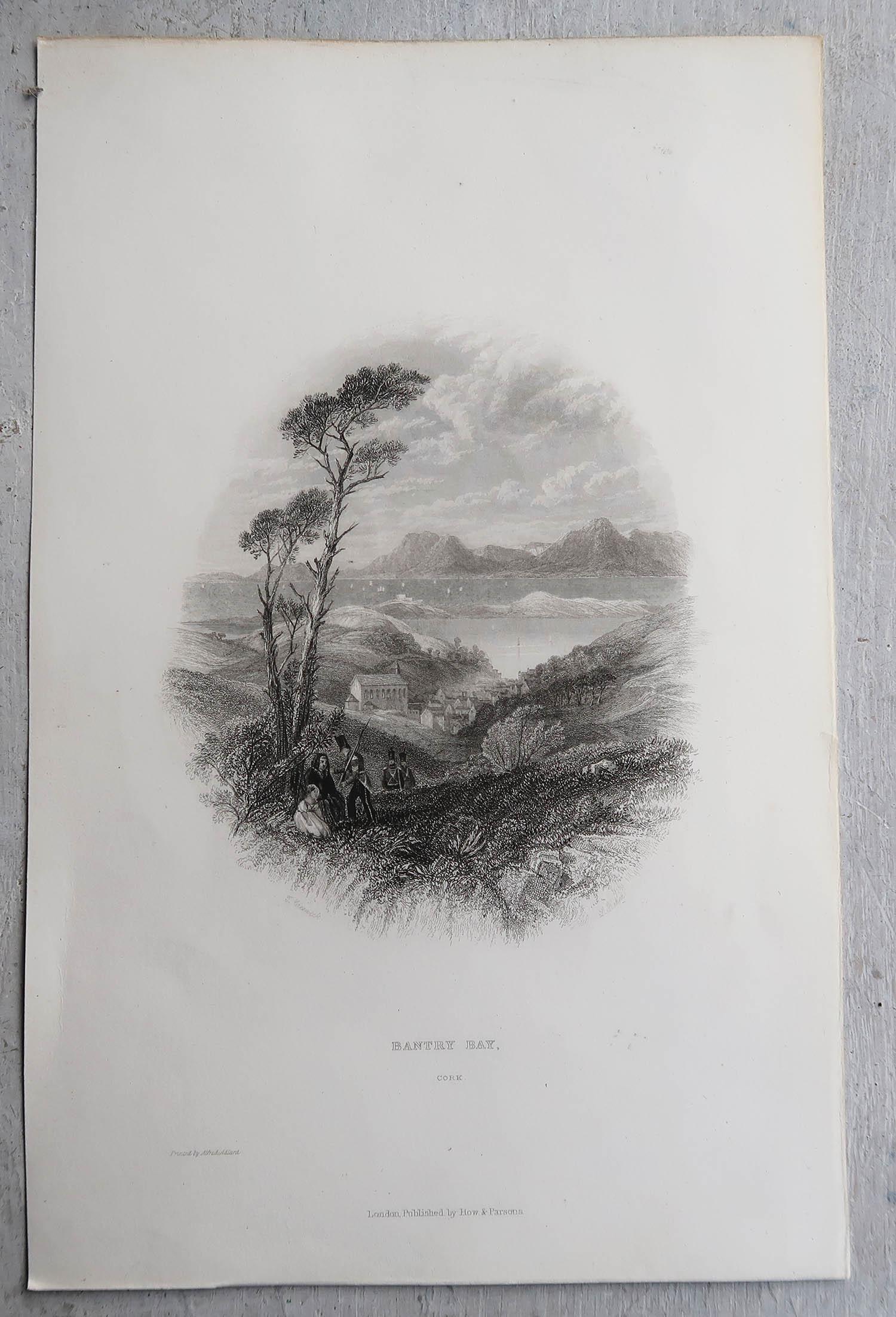 Set of 15 Original Antique Prints of Ireland, C.1840 For Sale 1