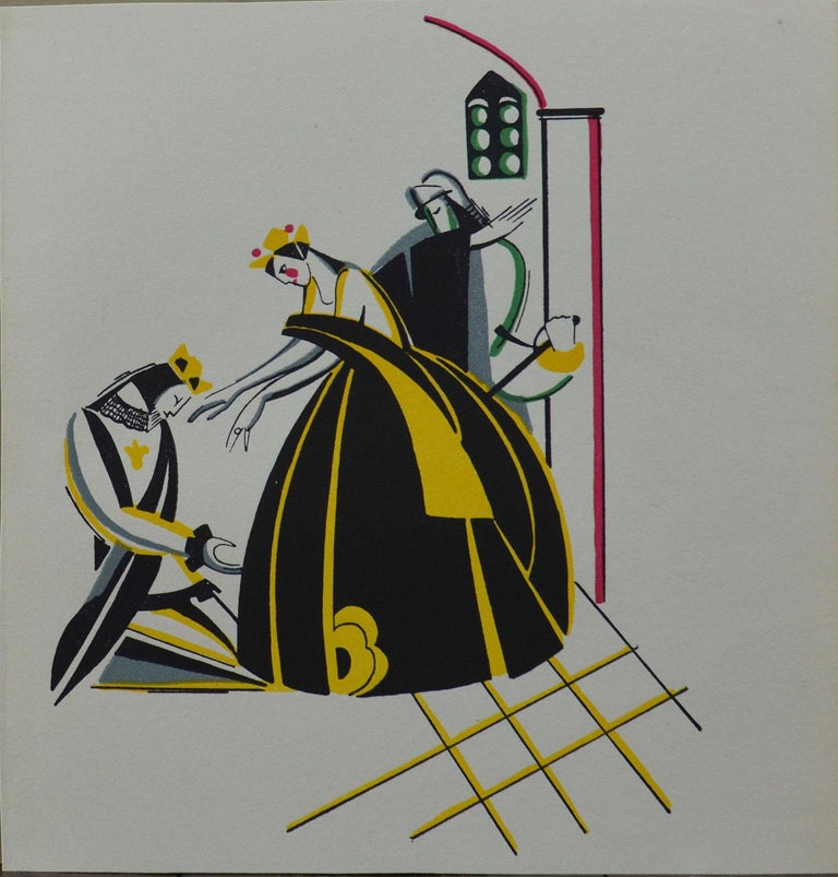 Set of 15 Original Art Deco Prints after Phyllis A. Trery, circa 1930