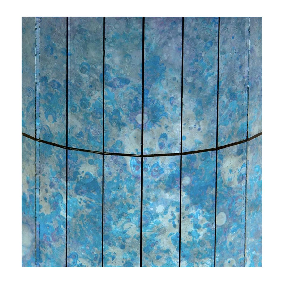 Set of 15 Polychrome Cobalt Decorative Panels 