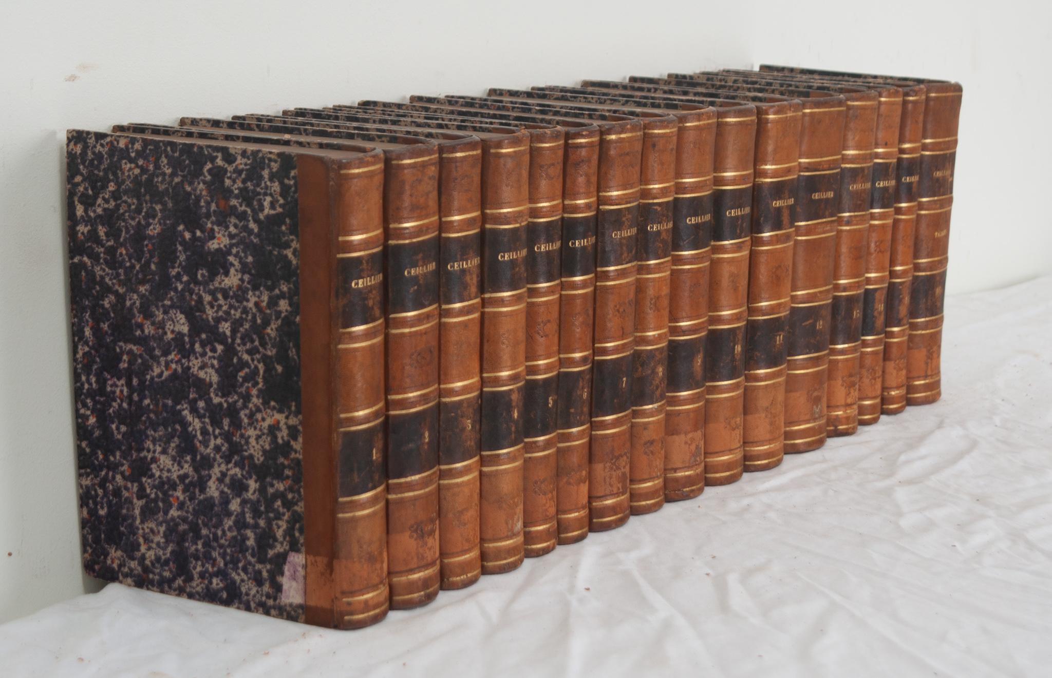 Set of 16 French 19th Century History Books In Good Condition For Sale In Baton Rouge, LA